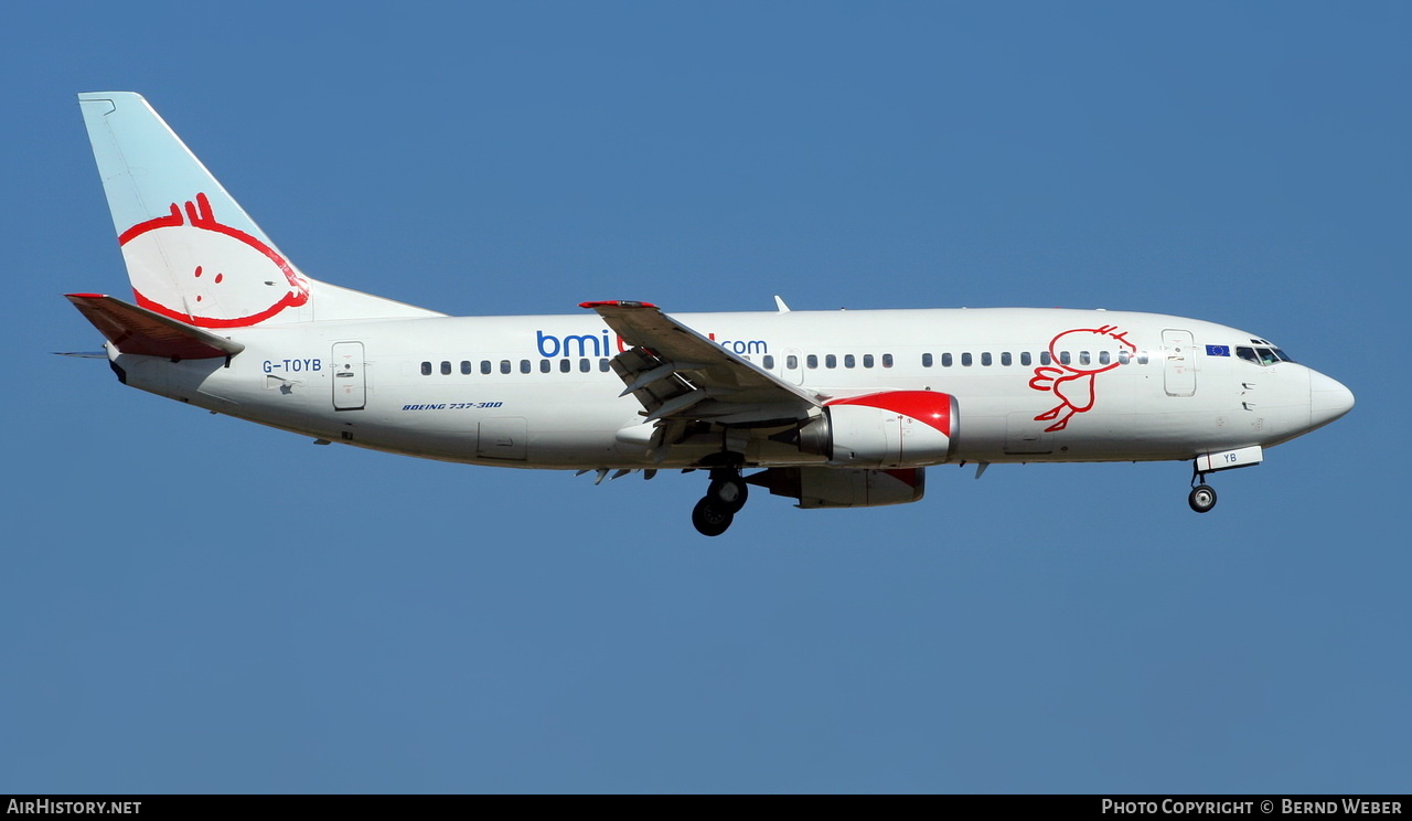 Aircraft Photo of G-TOYB | Boeing 737-3Q8 | Bmibaby | AirHistory.net #296711