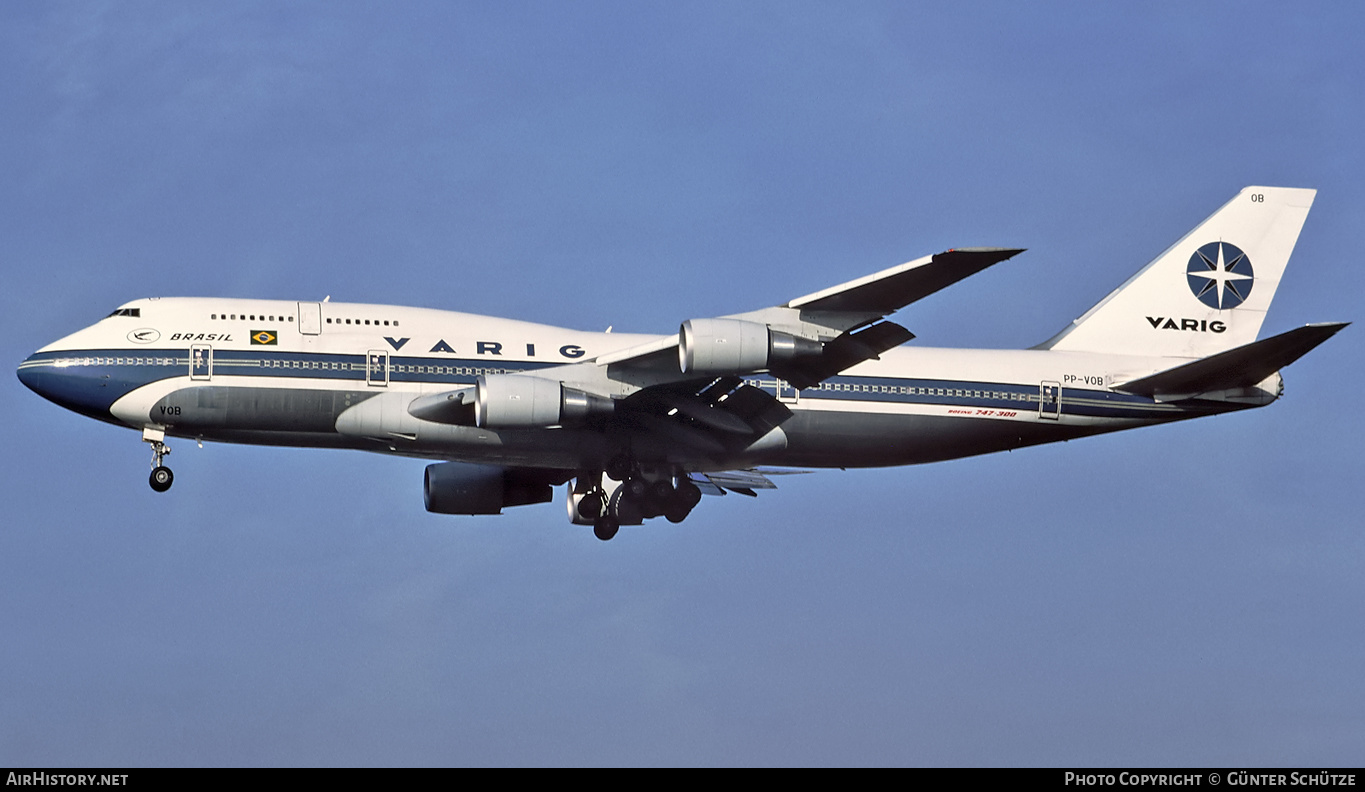 Aircraft Photo of PP-VOB | Boeing 747-341 | Varig | AirHistory.net #296712