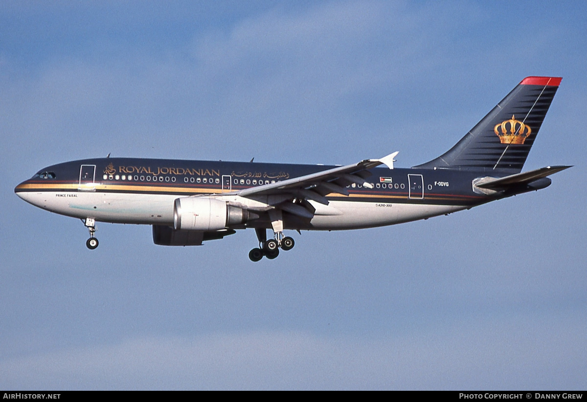 Aircraft Photo of F-ODVG | Airbus A310-304 | Royal Jordanian Airlines | AirHistory.net #296714