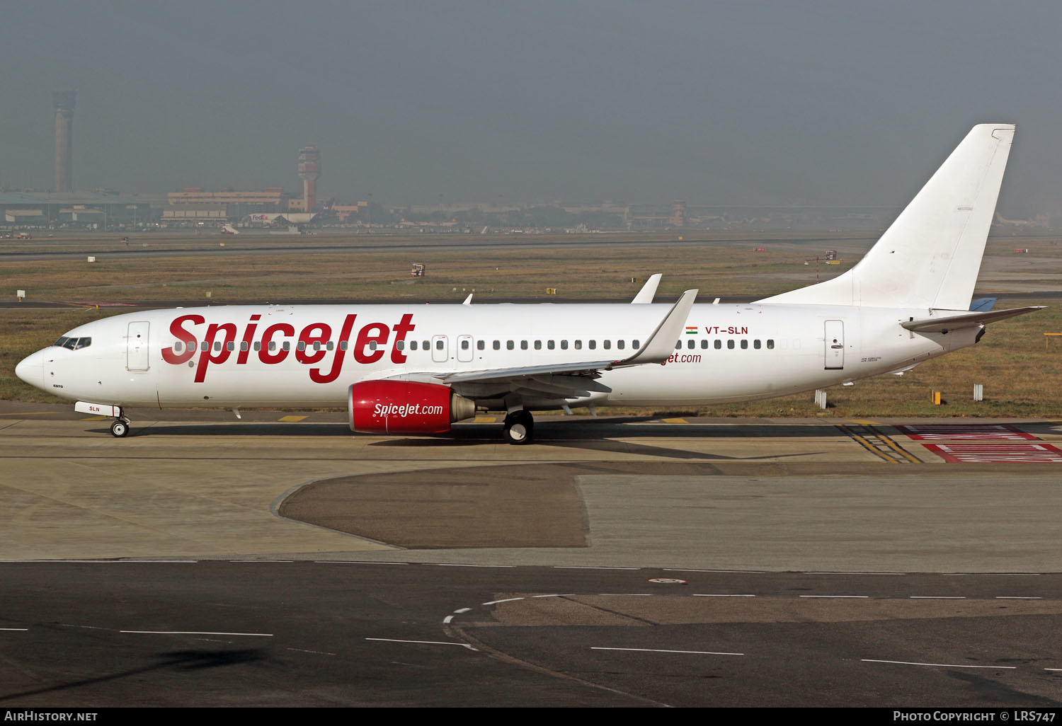 Aircraft Photo of VT-SLN | Boeing 737-81M | SpiceJet | AirHistory.net #296727