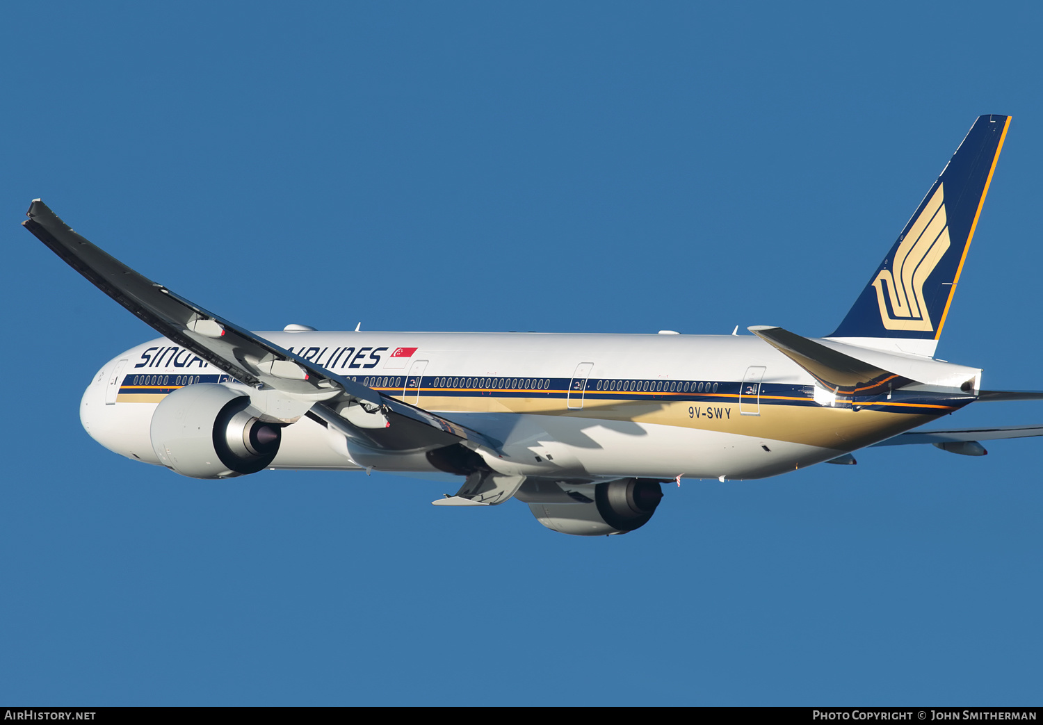 Aircraft Photo of 9V-SWY | Boeing 777-312/ER | Singapore Airlines | AirHistory.net #296751