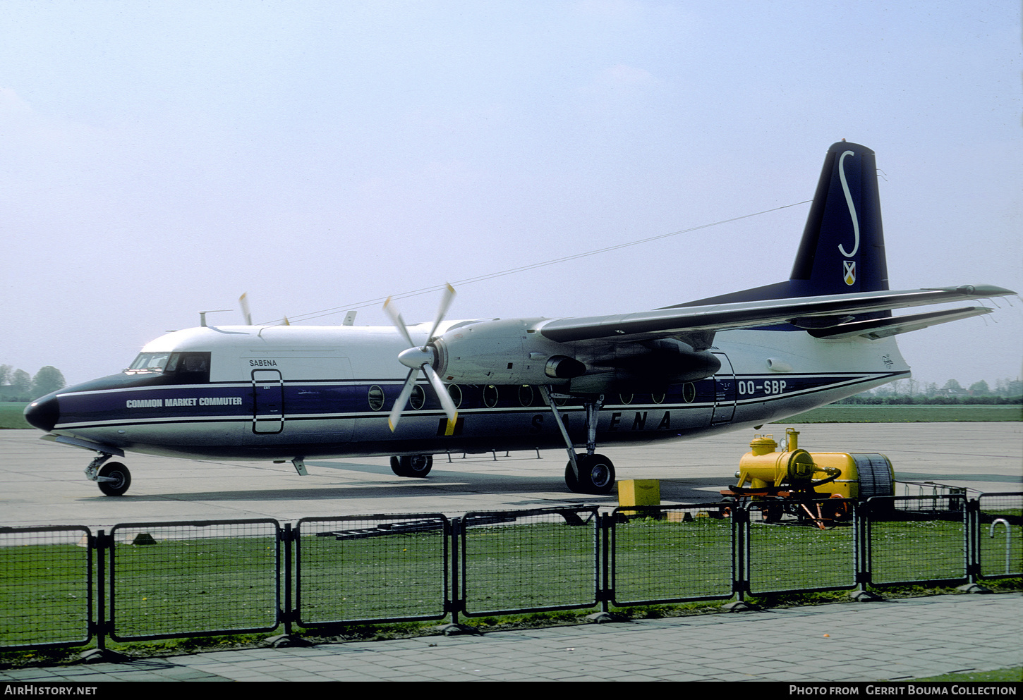 Aircraft Photo of OO-SBP | Fokker F27-400 Friendship | Sabena | AirHistory.net #296754