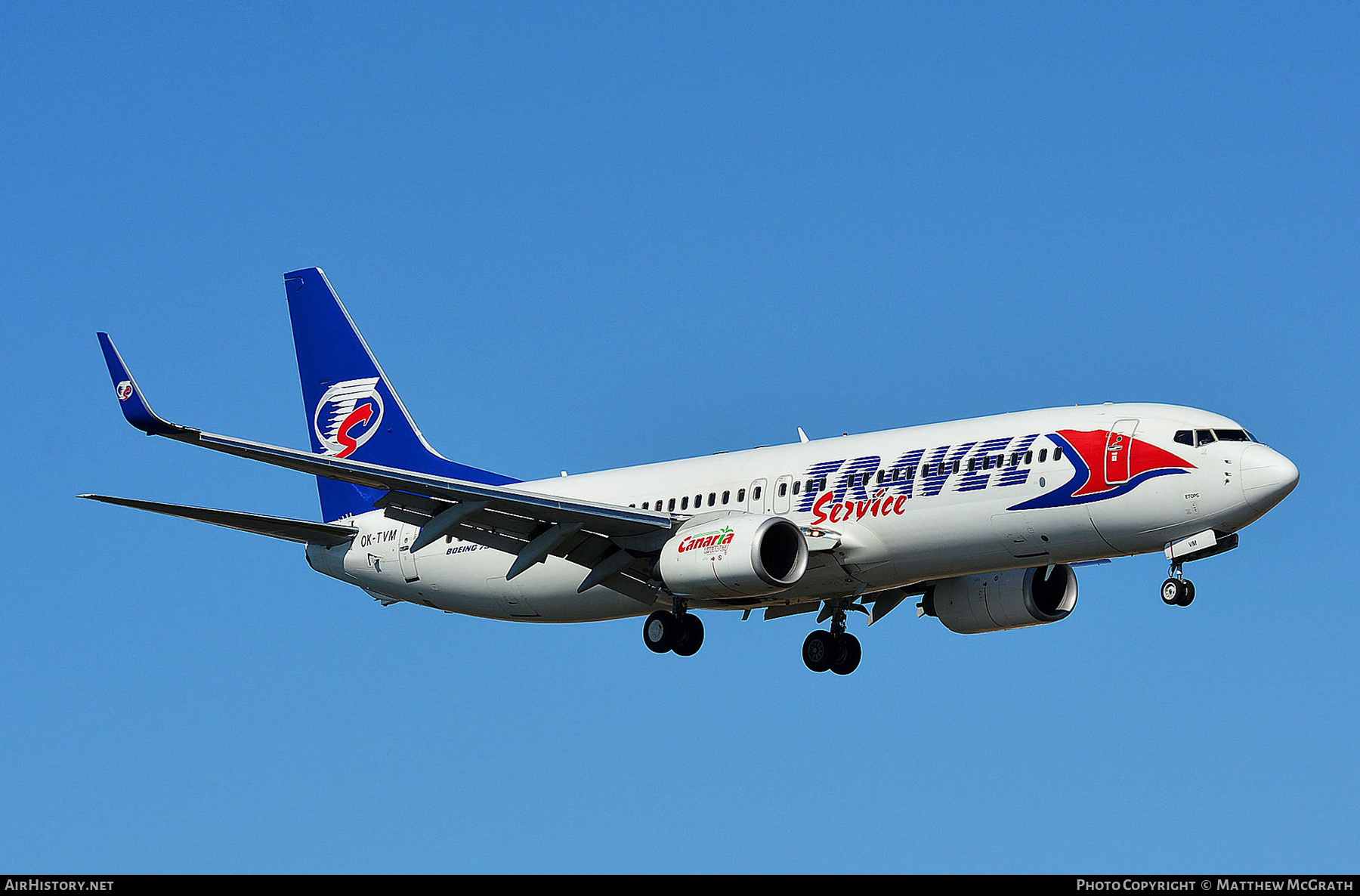 Aircraft Photo of OK-TVM | Boeing 737-8FN | Travel Service | AirHistory.net #296764