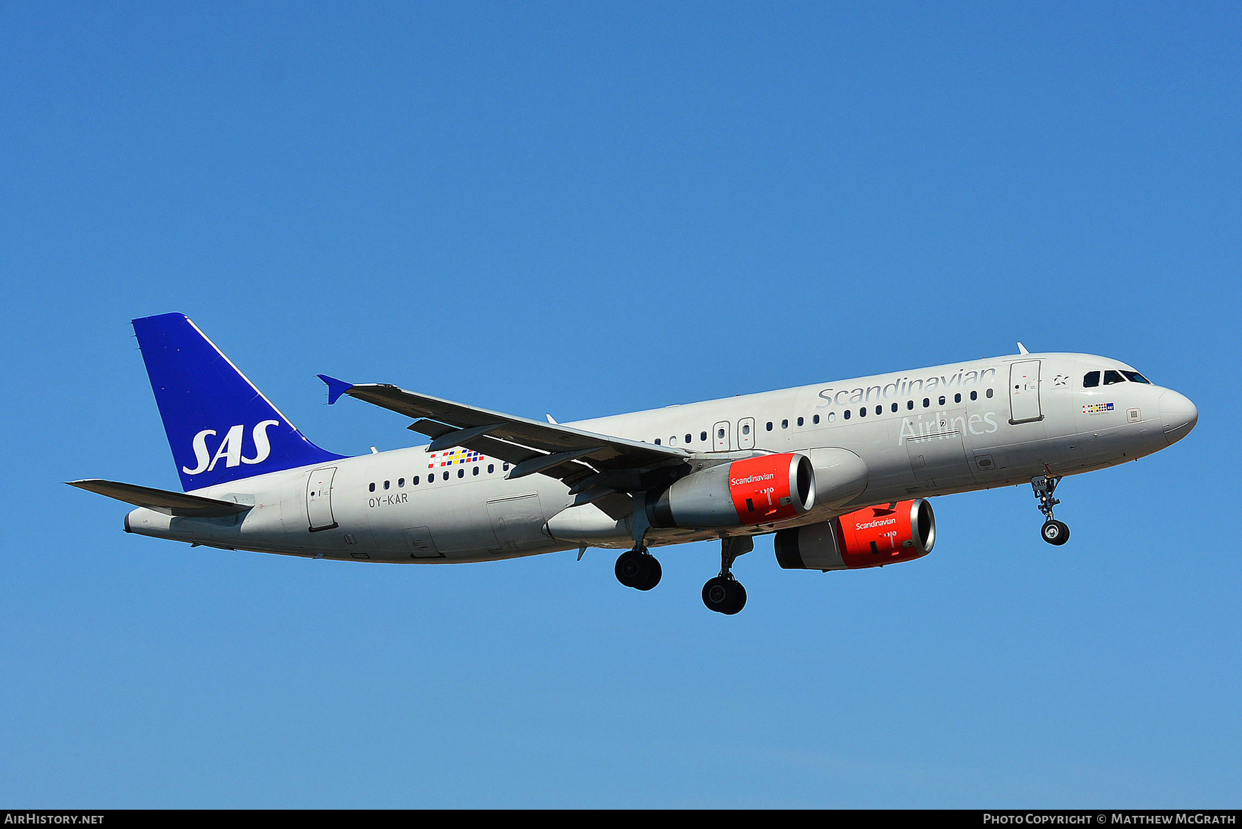 Aircraft Photo of OY-KAR | Airbus A320-232 | Scandinavian Airlines - SAS | AirHistory.net #296767