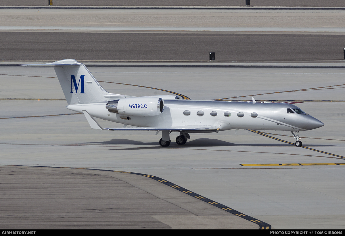 Aircraft Photo of N978CC | Gulfstream Aerospace G-IV Gulfstream IV-SP | AirHistory.net #296772