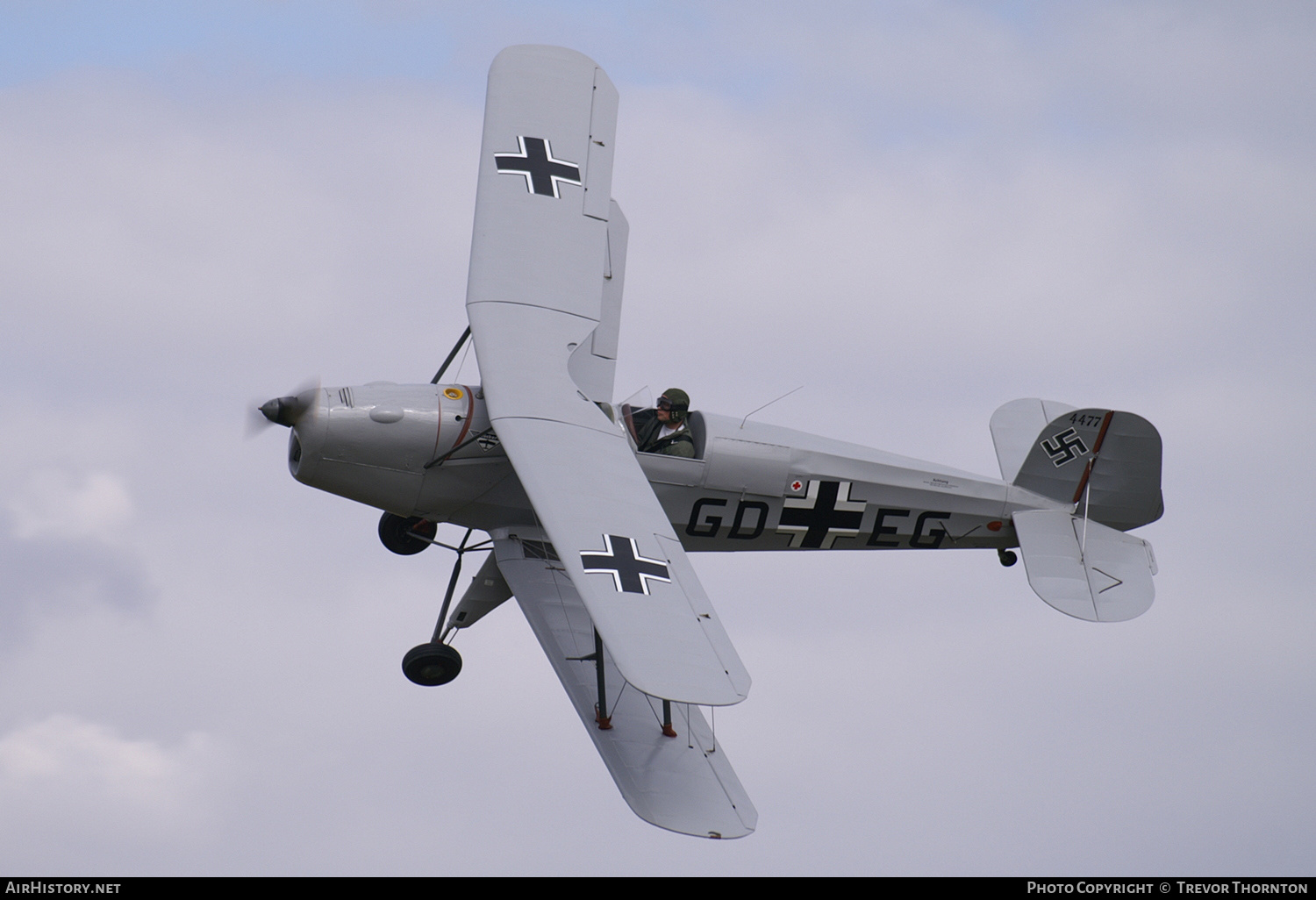 Aircraft Photo of G-RETA / 4477 | CASA 1.131E Jungmann | Germany - Air Force | AirHistory.net #296779