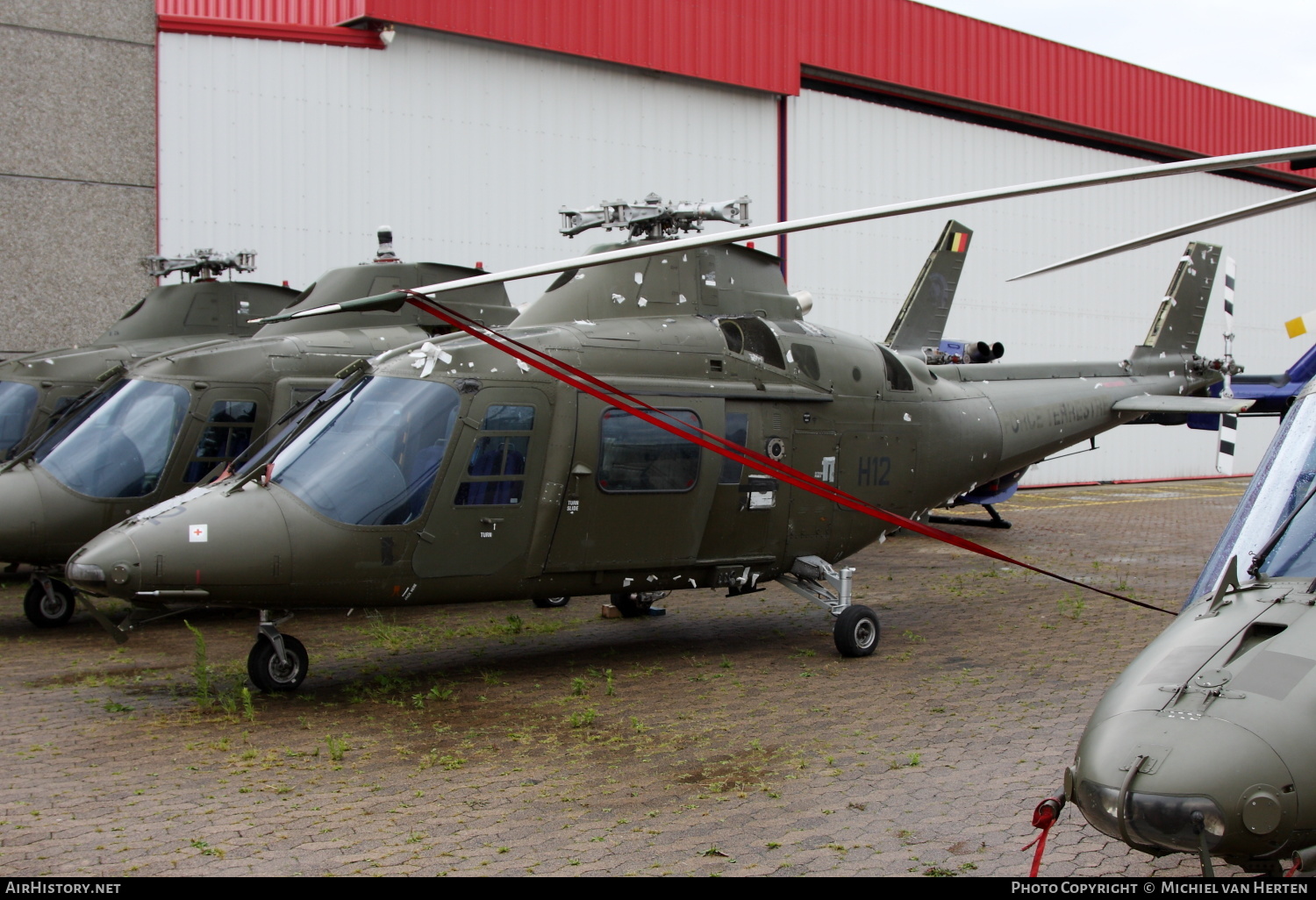 Aircraft Photo of H12 | Agusta A-109HO (A-109BA) | Belgium - Army | AirHistory.net #296784