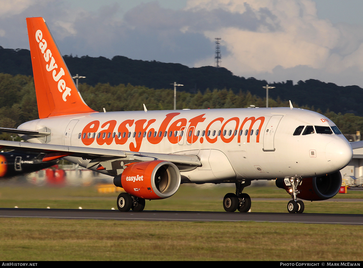 Aircraft Photo of G-EZDN | Airbus A319-111 | EasyJet | AirHistory.net #296810