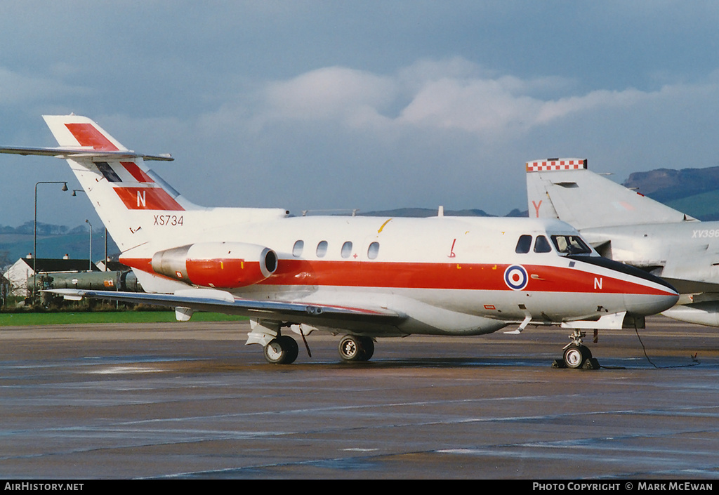 Aircraft Photo of XS734 | Hawker Siddeley HS-125-2 Dominie T1 | UK - Air Force | AirHistory.net #296815