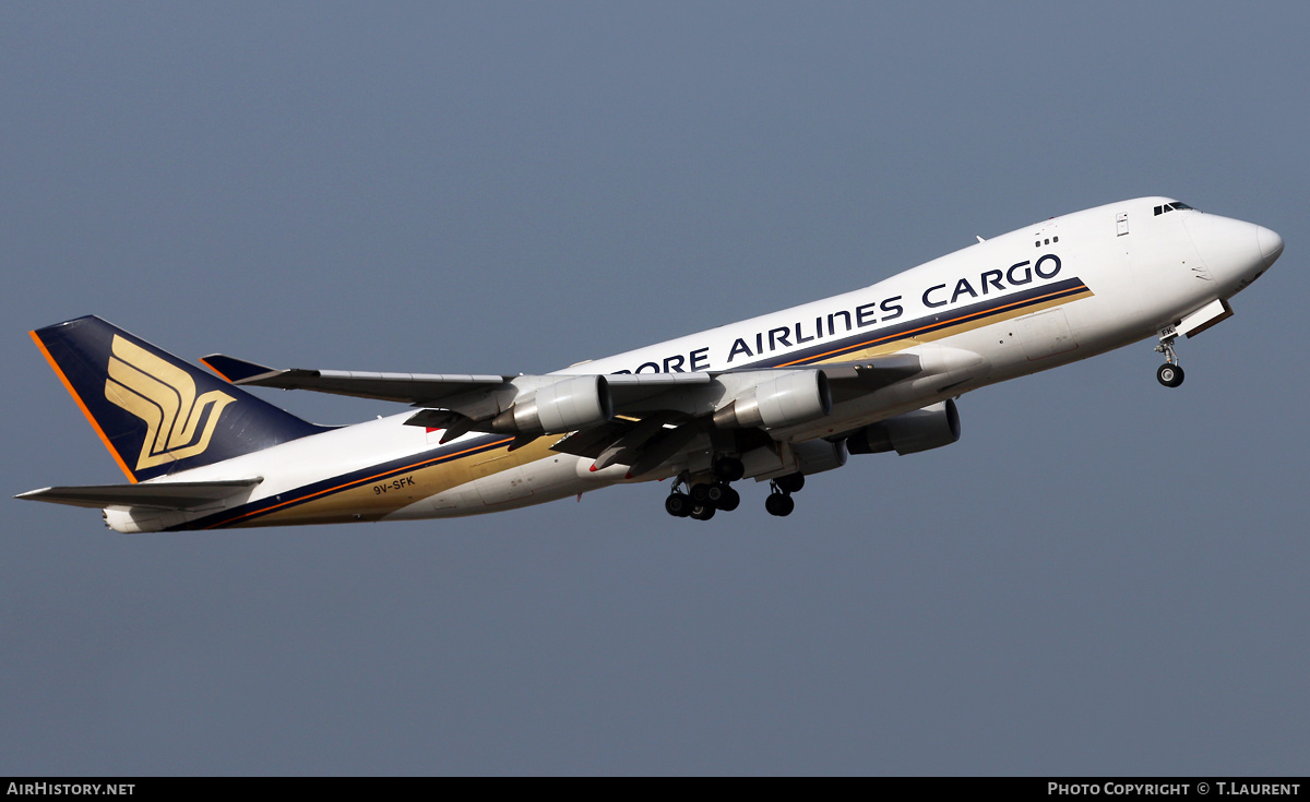 Aircraft Photo of 9V-SFK | Boeing 747-412F/SCD | Singapore Airlines Cargo | AirHistory.net #296825