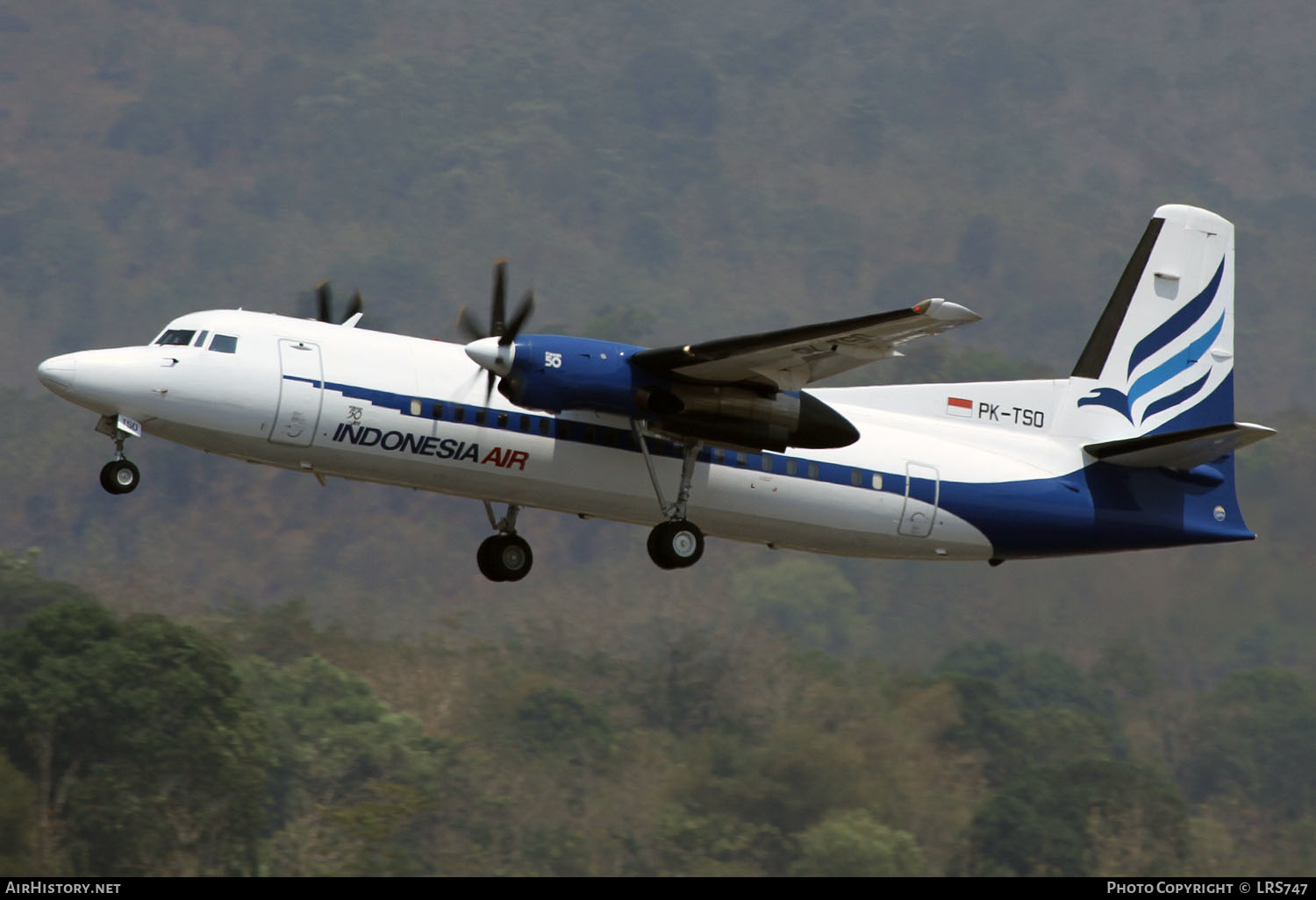 Aircraft Photo of PK-TSO | Fokker 50 | Indonesia Air Transport - IAT | AirHistory.net #296839