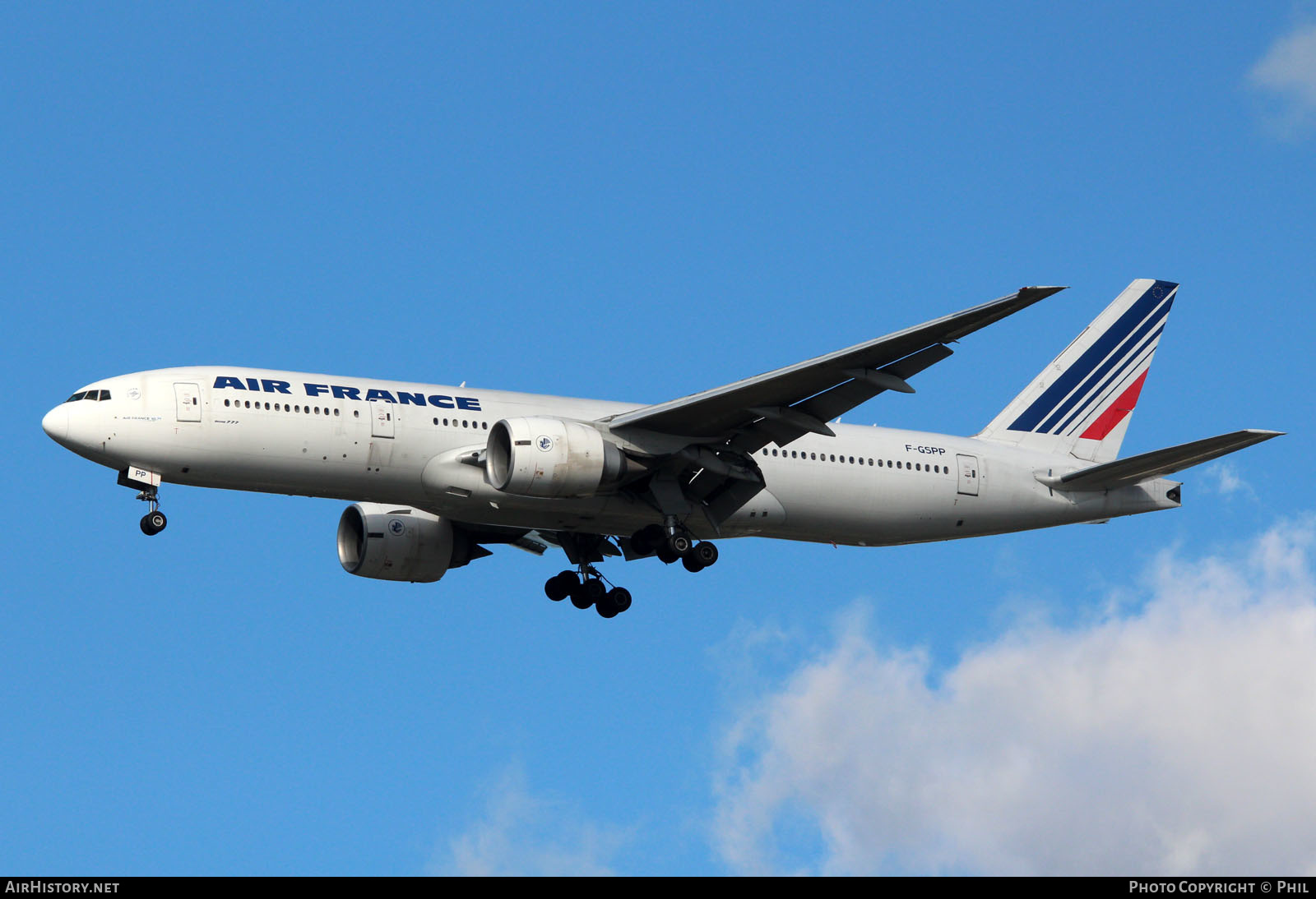 Aircraft Photo of F-GSPP | Boeing 777-228/ER | Air France | AirHistory.net #296848