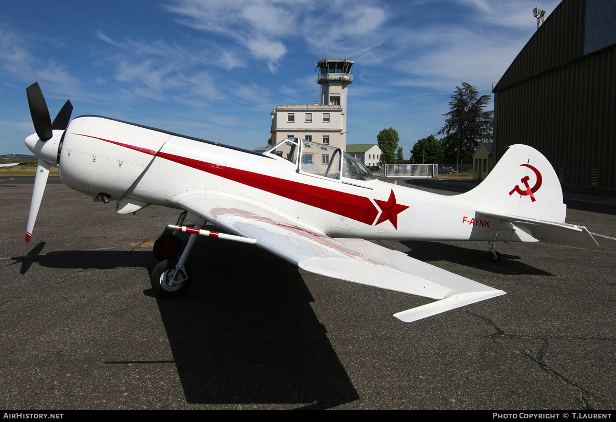 Aircraft Photo of F-AYNK | Yakovlev Yak-50 | Soviet Union - Air Force | AirHistory.net #296874