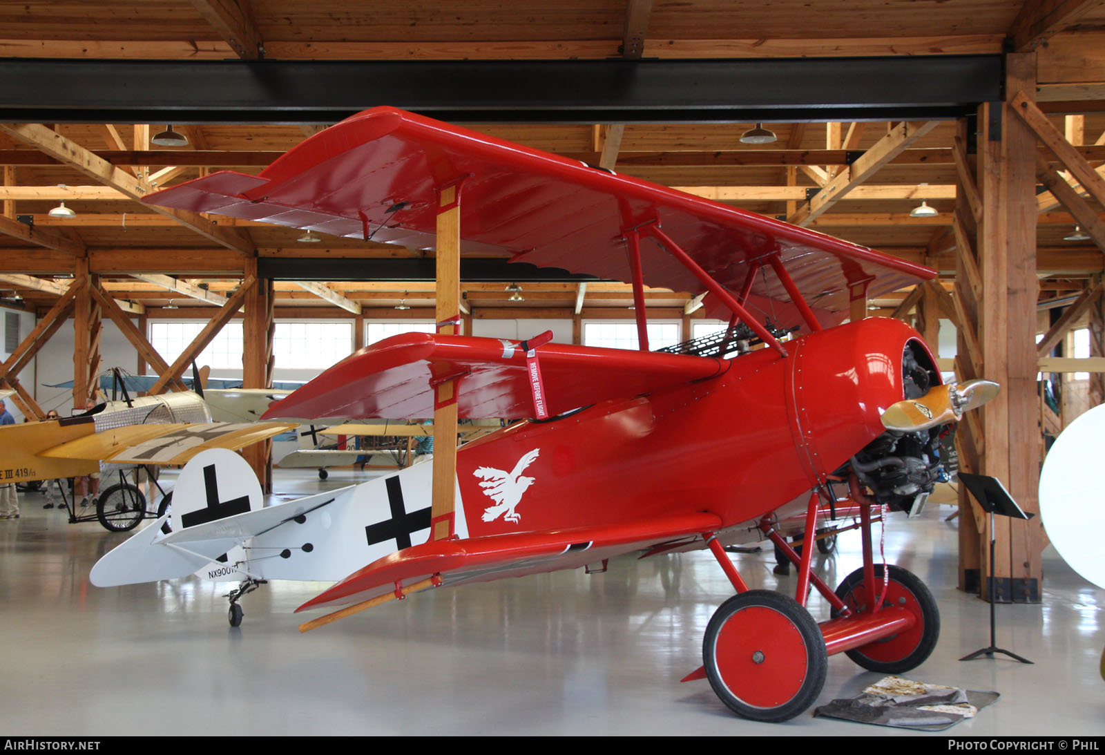 Aircraft Photo of N900TP / 581/17 | Fokker Dr.1 (replica) | Germany - Air Force | AirHistory.net #296885