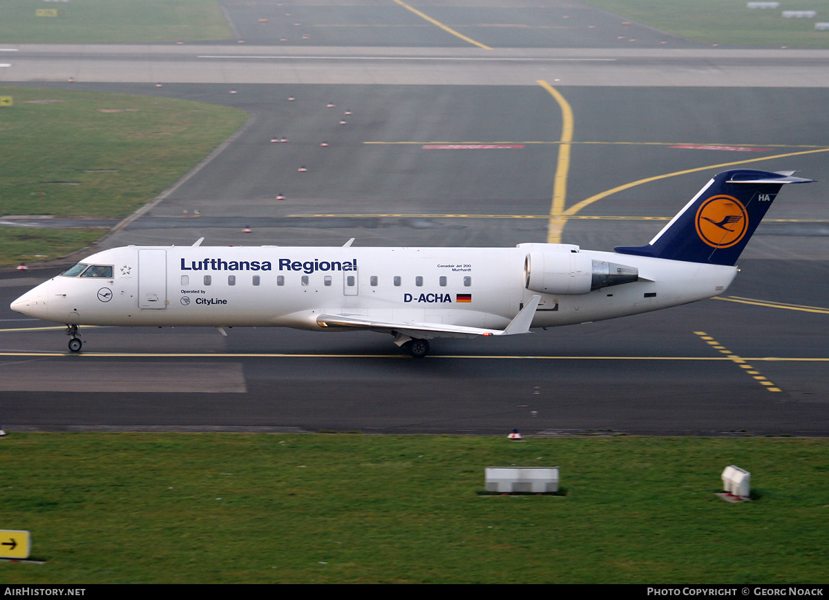 Aircraft Photo of D-ACHA | Bombardier CRJ-200LR (CL-600-2B19) | Lufthansa Regional | AirHistory.net #296886