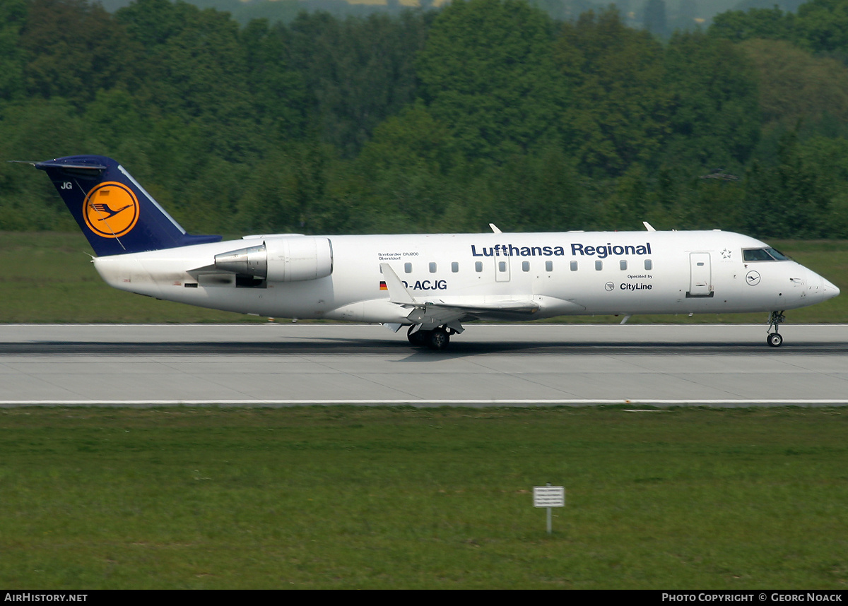 Aircraft Photo of D-ACJG | Bombardier CRJ-100LR (CL-600-2B19) | Lufthansa Regional | AirHistory.net #296889