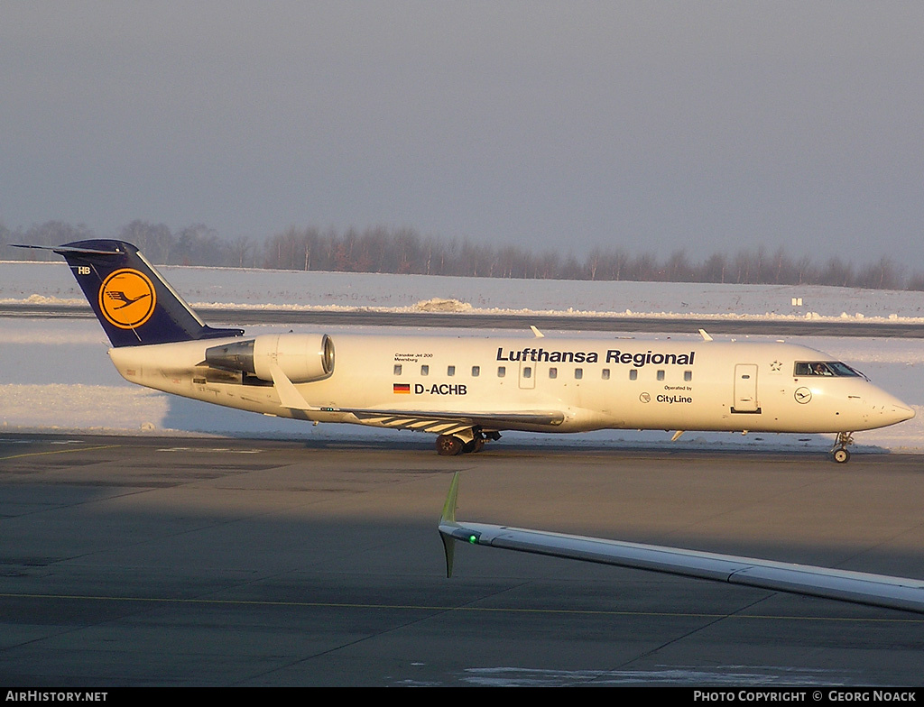 Aircraft Photo of D-ACHB | Bombardier CRJ-200LR (CL-600-2B19) | Lufthansa Regional | AirHistory.net #296901