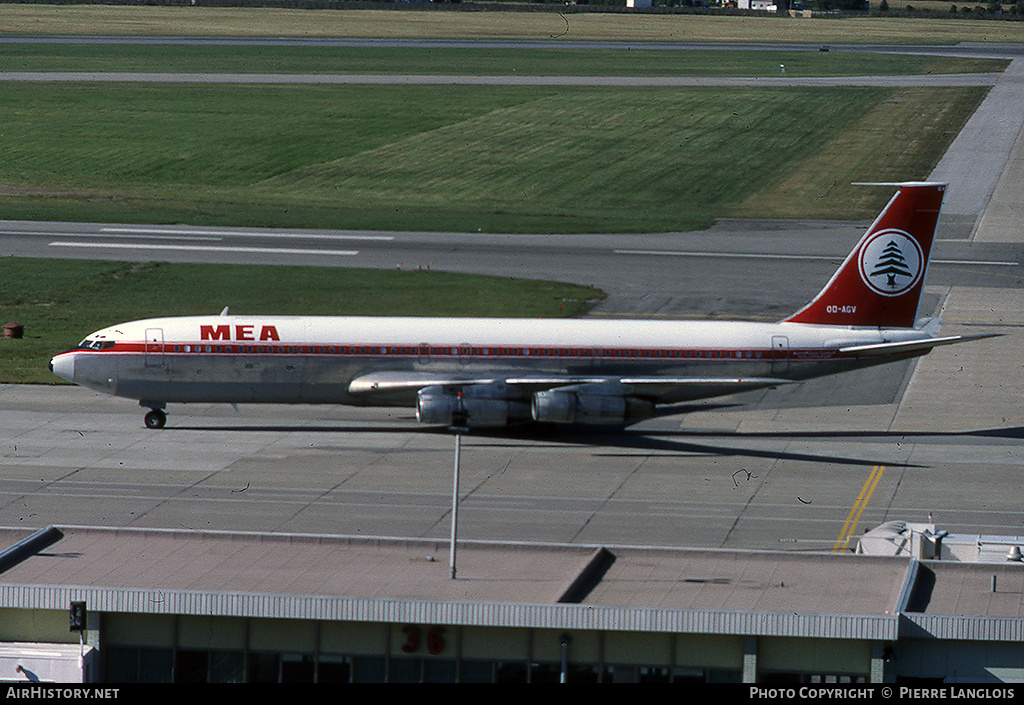 Aircraft Photo of OD-AGV | Boeing 707-347C | MEA - Middle East Airlines | AirHistory.net #296902