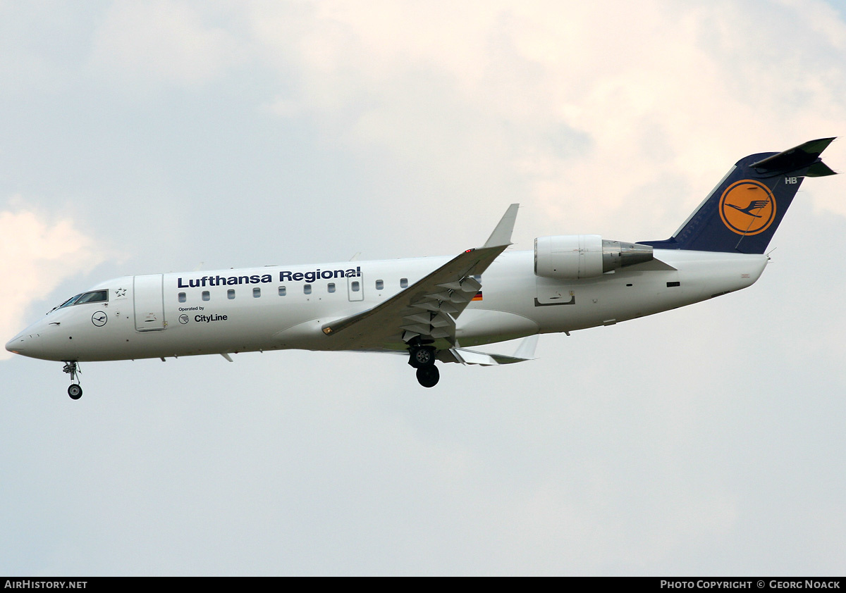 Aircraft Photo of D-ACHB | Bombardier CRJ-200LR (CL-600-2B19) | Lufthansa Regional | AirHistory.net #296905