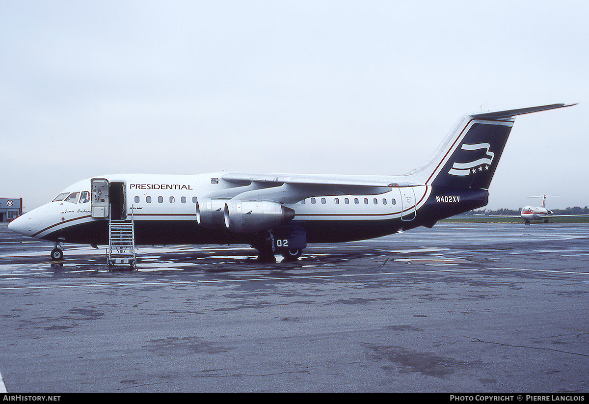 Aircraft Photo of N402XV | British Aerospace BAe-146-200 | Presidential Airways | AirHistory.net #296914