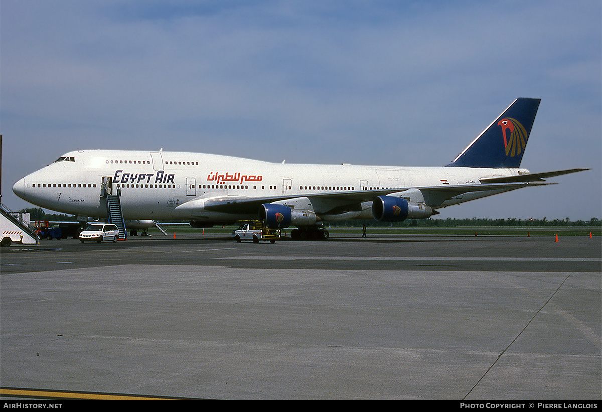 Aircraft Photo of SU-GAM | Boeing 747-366M | EgyptAir | AirHistory.net #296920