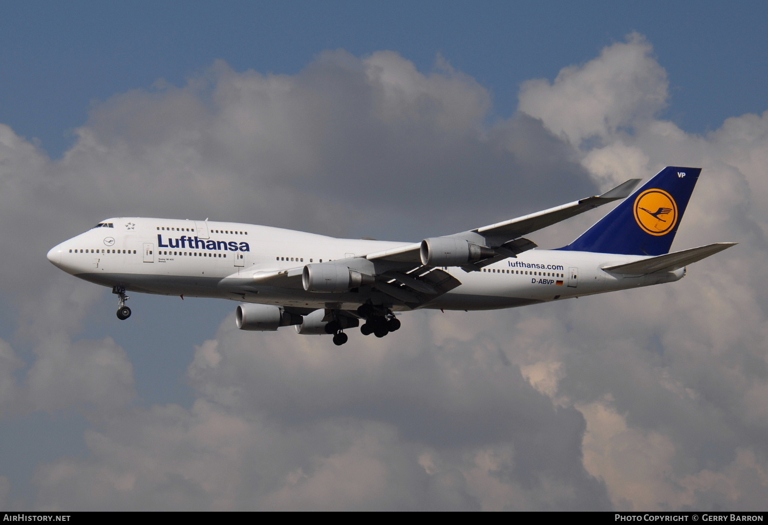 Aircraft Photo of D-ABVP | Boeing 747-430 | Lufthansa | AirHistory.net #296960
