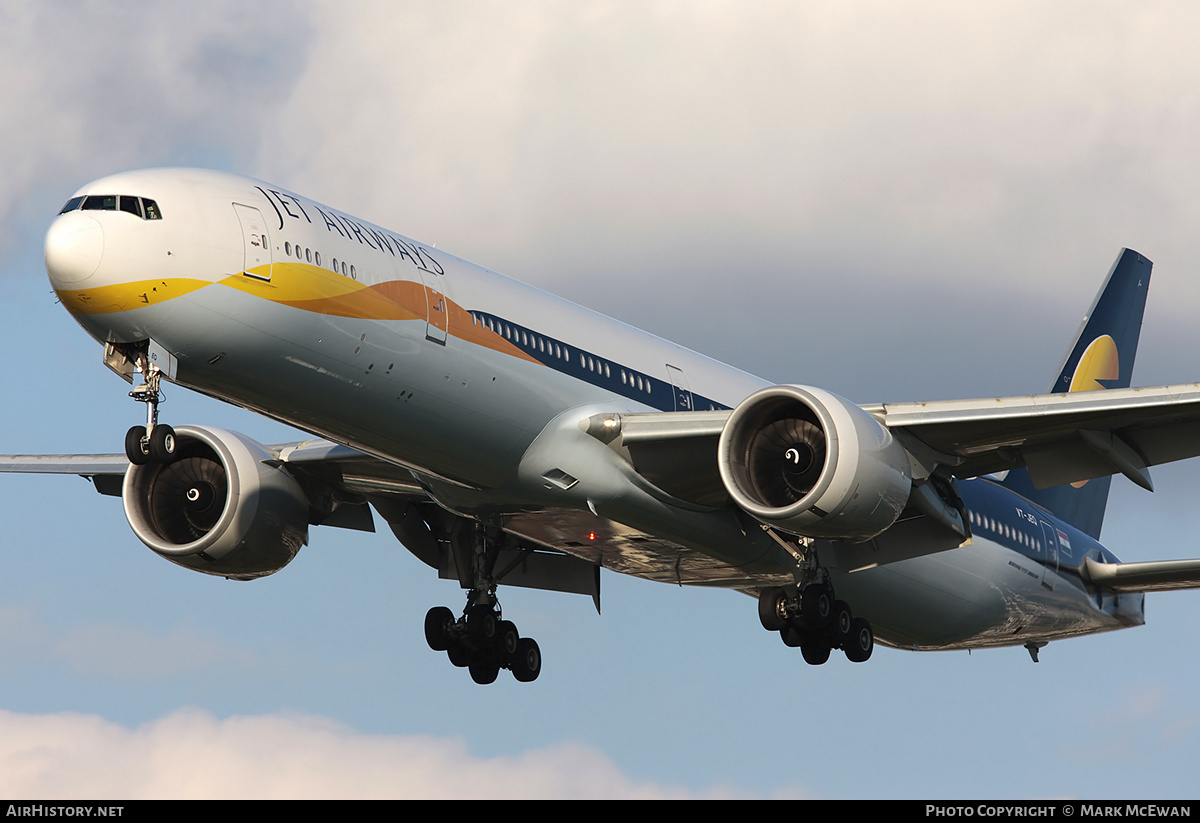 Aircraft Photo of VT-JEQ | Boeing 777-35R/ER | Jet Airways | AirHistory.net #297027