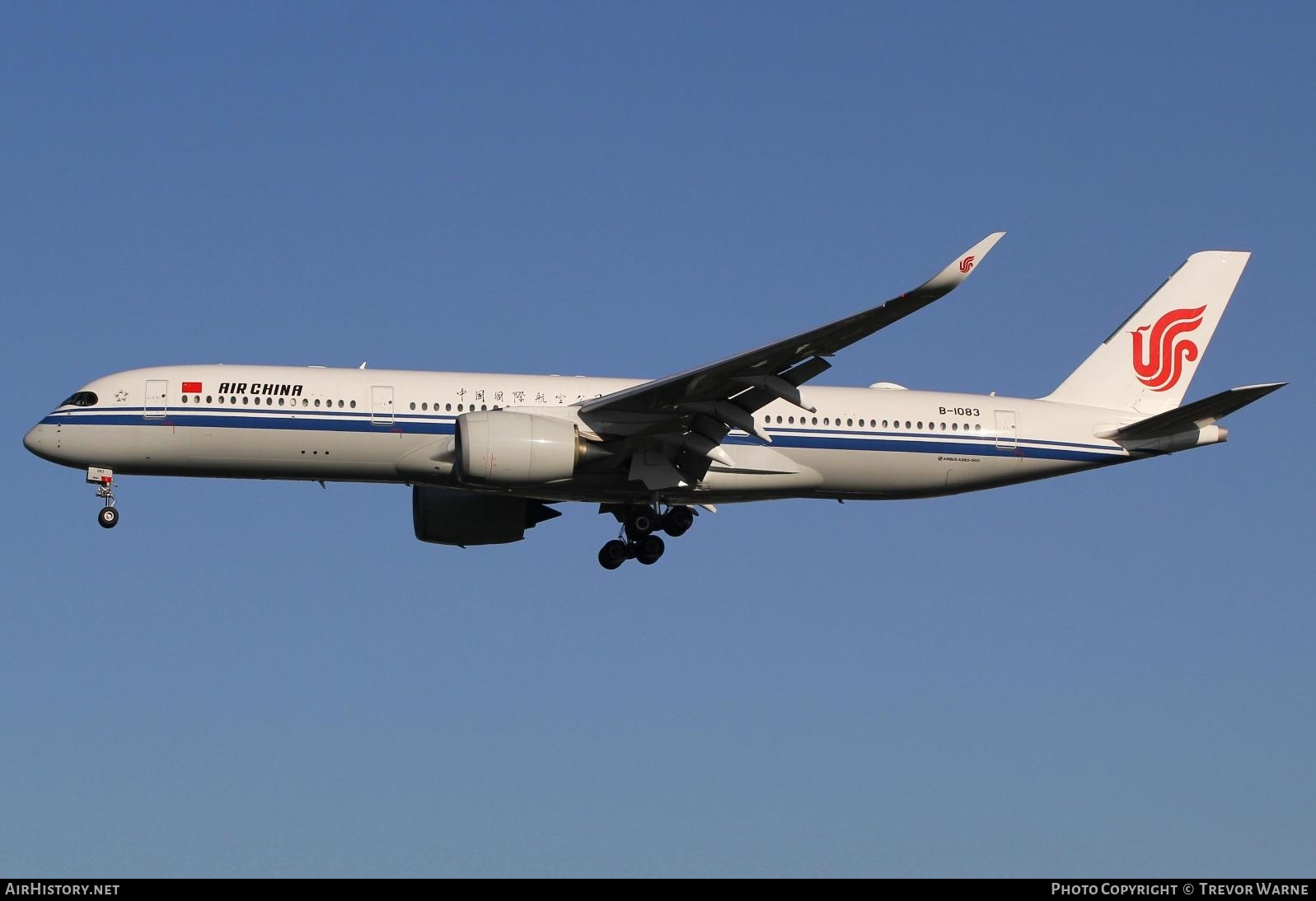 Aircraft Photo of B-1083 | Airbus A350-941 | Air China | AirHistory.net #297037