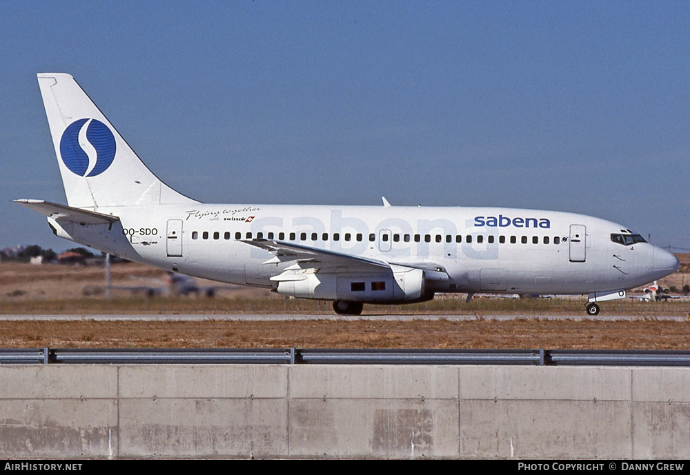 Aircraft Photo of OO-SDO | Boeing 737-229/Adv | Sabena | AirHistory.net #297071