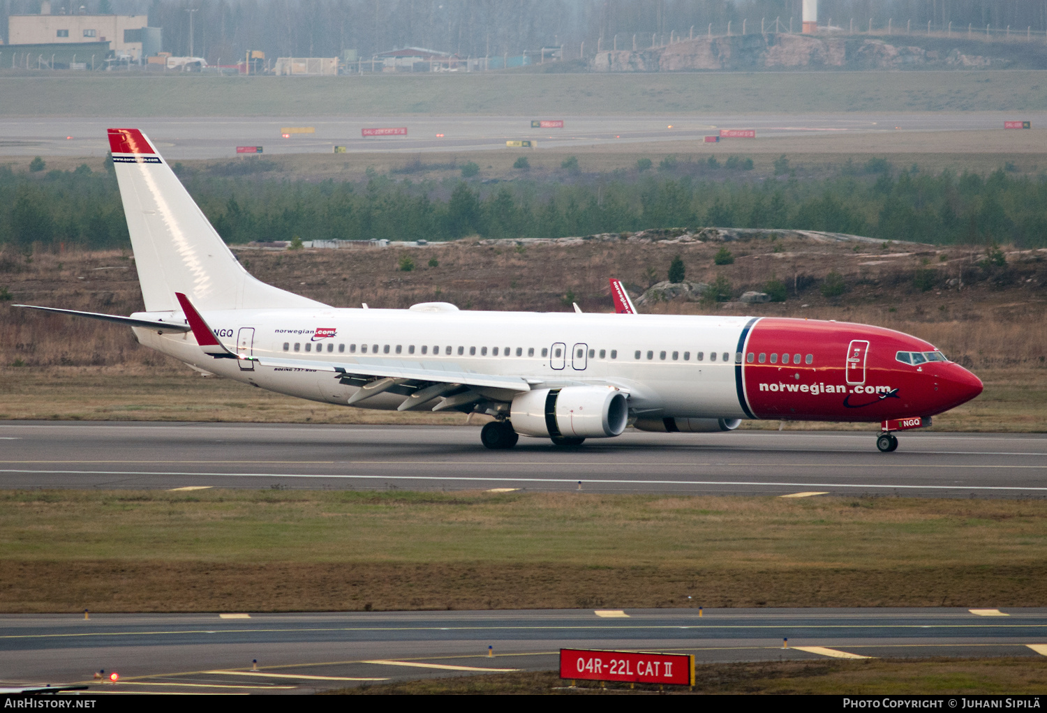 Aircraft Photo of LN-NGQ | Boeing 737-8JP | Norwegian | AirHistory.net #297087