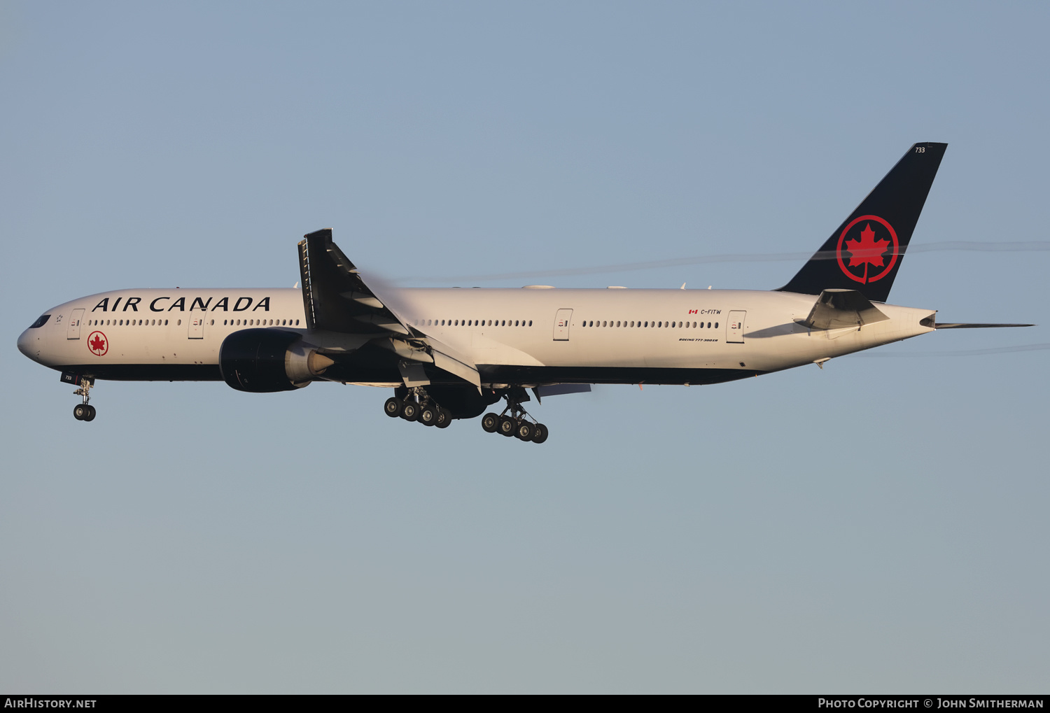 Aircraft Photo of C-FITW | Boeing 777-333/ER | Air Canada | AirHistory.net #297088