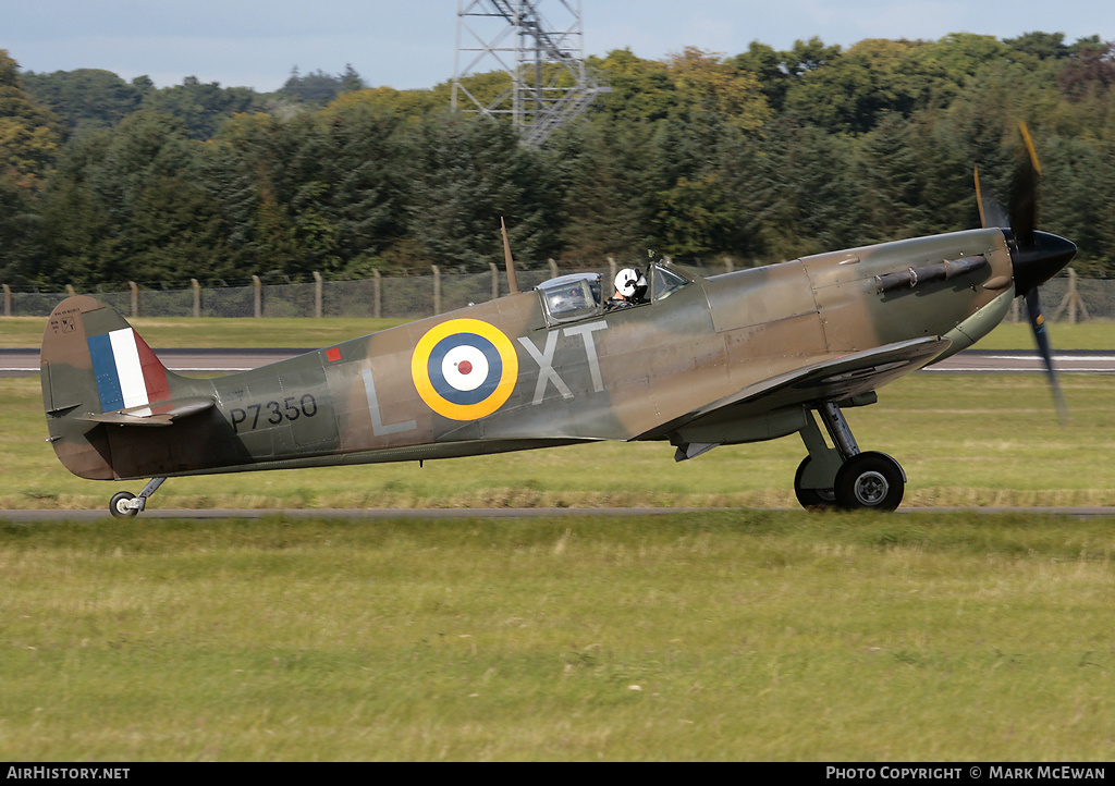 Aircraft Photo of P7350 | Supermarine 329 Spitfire Mk2A | UK - Air Force | AirHistory.net #297089