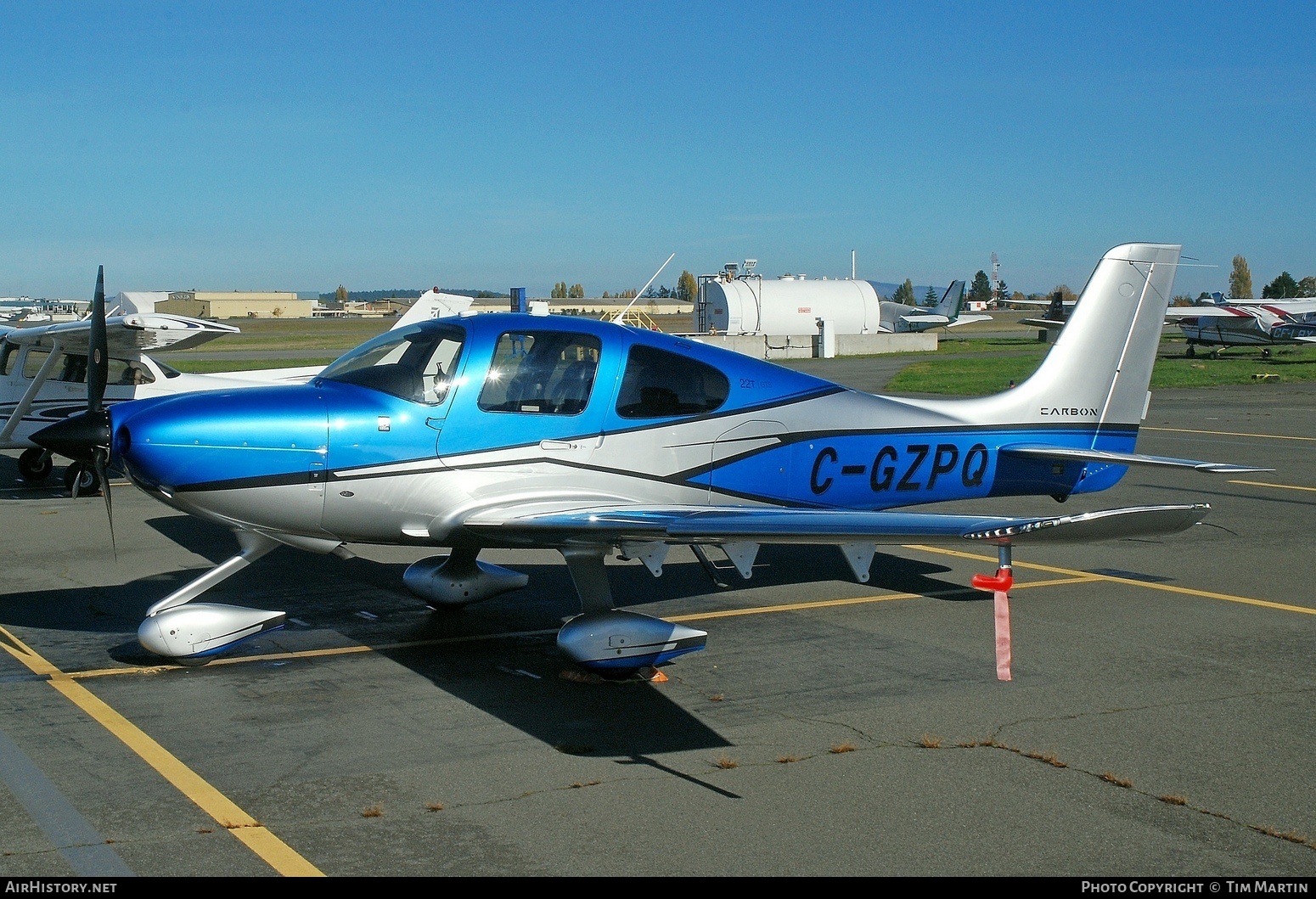 Aircraft Photo of C-GZPQ | Cirrus SR-22T G5-GTS Carbon | AirHistory.net #297096