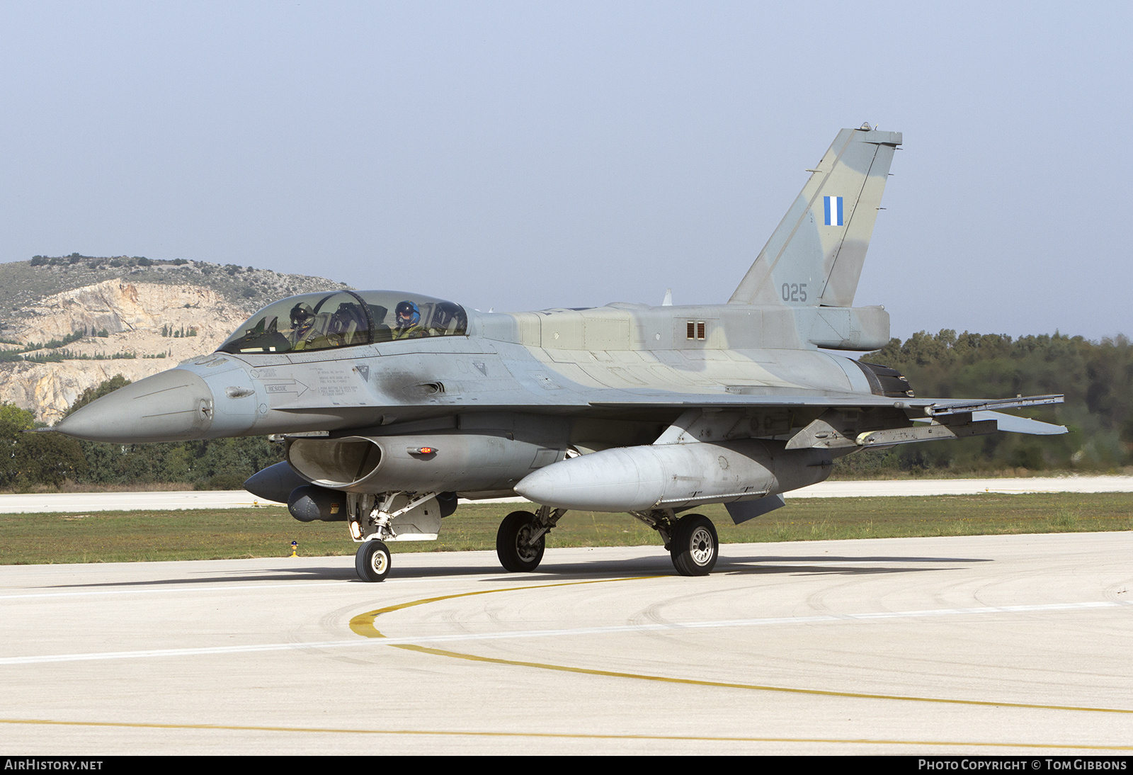 Aircraft Photo of 025 | General Dynamics F-16D Fighting Falcon | Greece - Air Force | AirHistory.net #297103