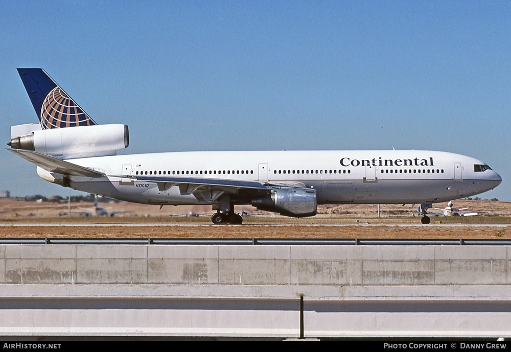 Aircraft Photo of N17087 | McDonnell Douglas DC-10-30 | Continental Airlines | AirHistory.net #297113