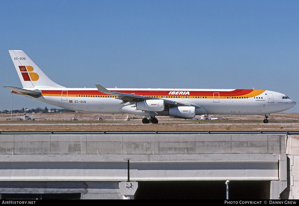 Aircraft Photo of EC-GUQ | Airbus A340-313 | Iberia | AirHistory.net #297116