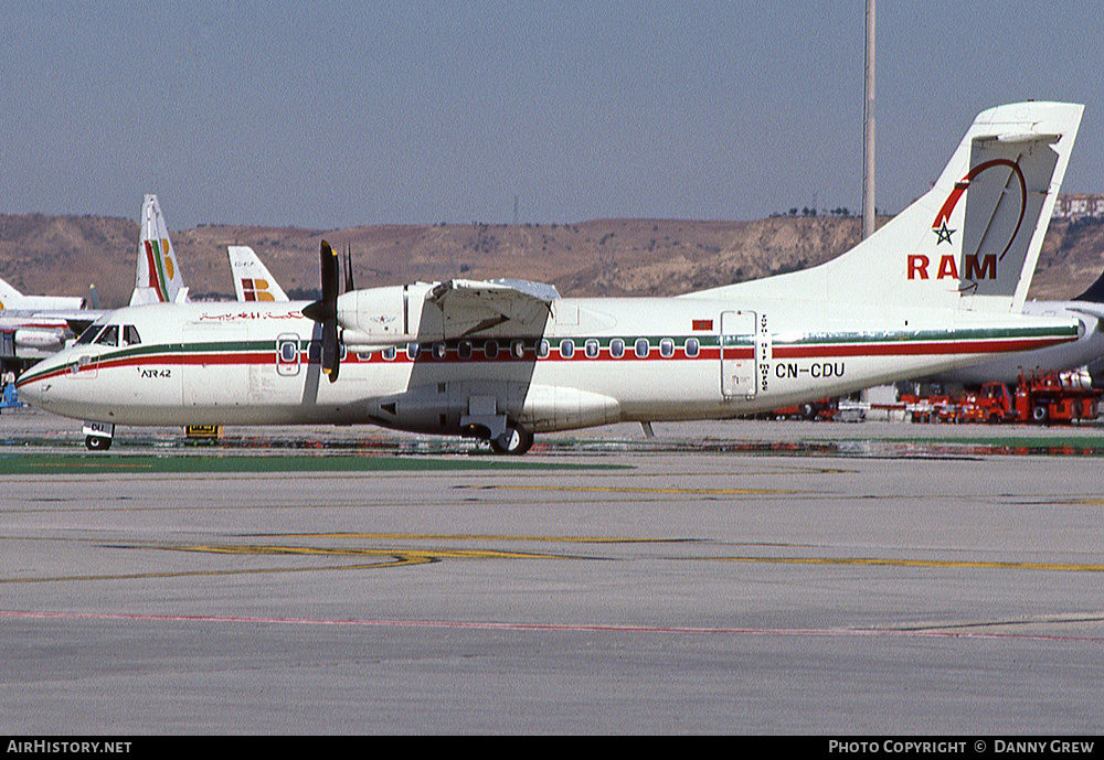 Aircraft Photo of CN-CDU | ATR ATR-42-300 | Royal Air Maroc - RAM | AirHistory.net #297130