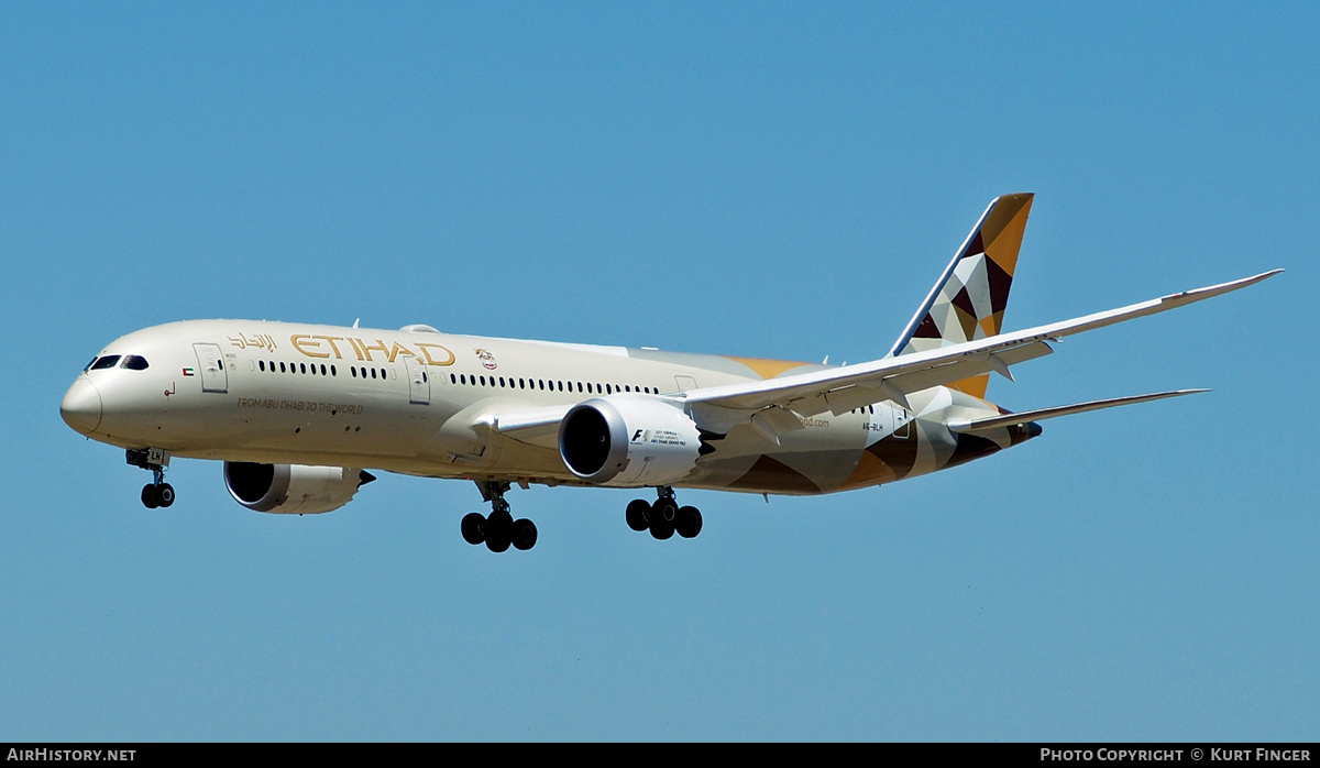 Aircraft Photo of A6-BLH | Boeing 787-9 Dreamliner | Etihad Airways | AirHistory.net #297134
