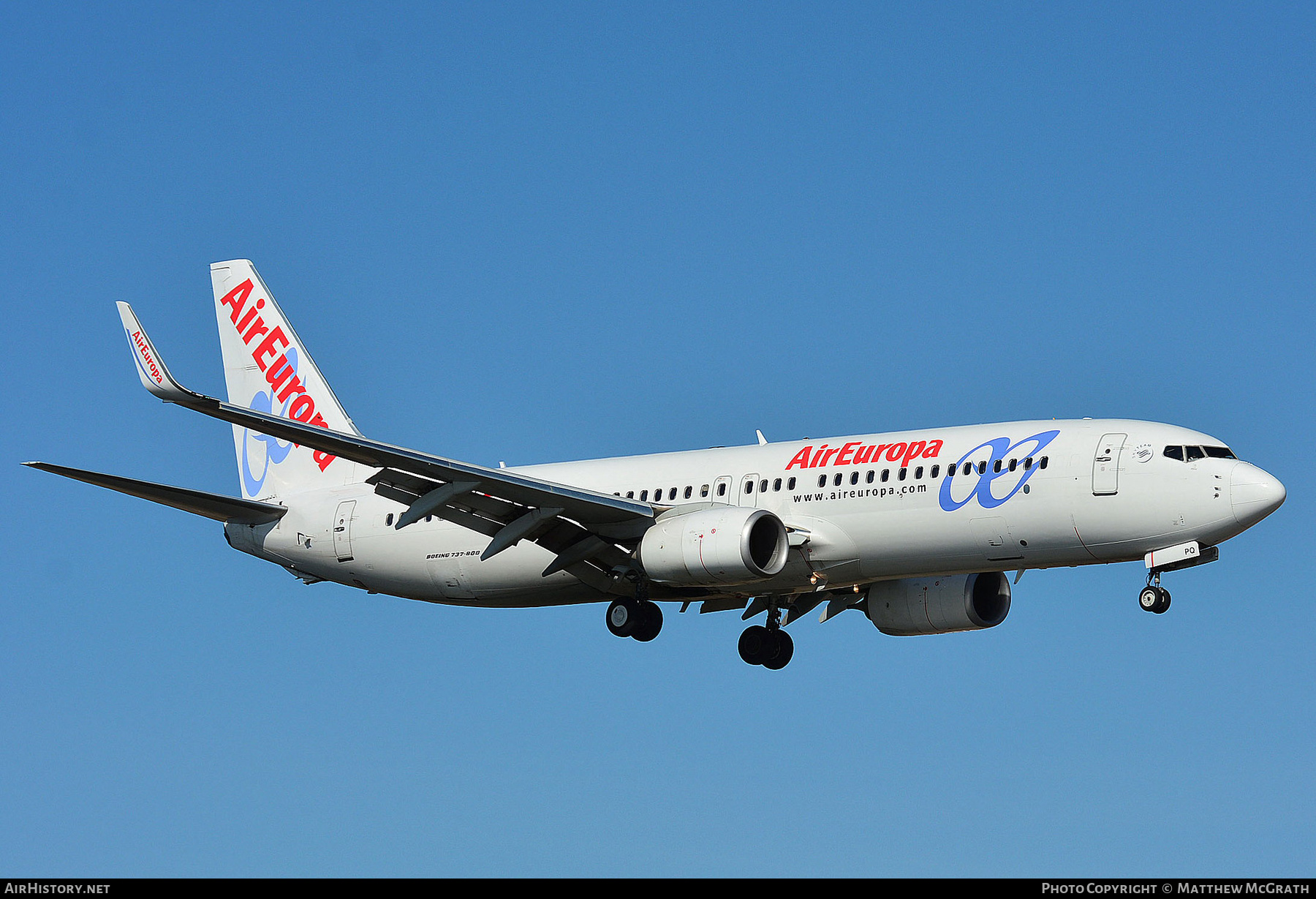 Aircraft Photo of EC-LPQ | Boeing 737-85P | Air Europa | AirHistory.net #297145