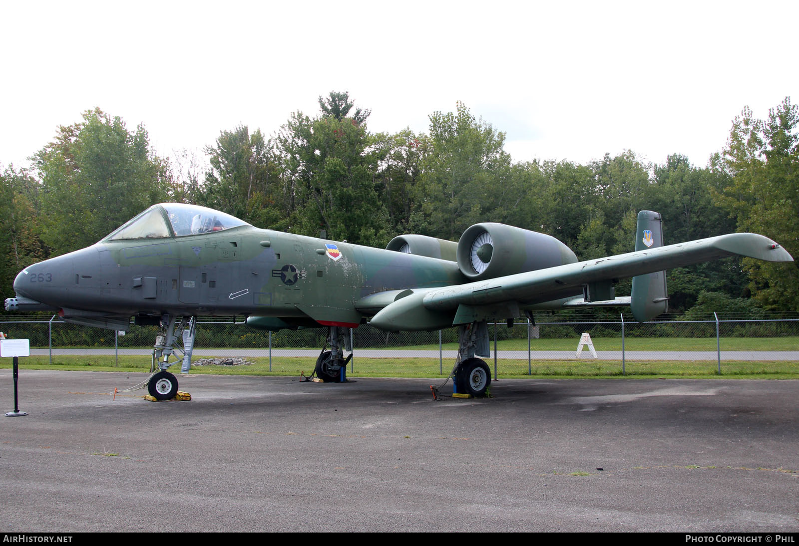 Aircraft Photo of 75-0263 / AF75-263 | Fairchild A-10A Thunderbolt II | USA - Air Force | AirHistory.net #297152