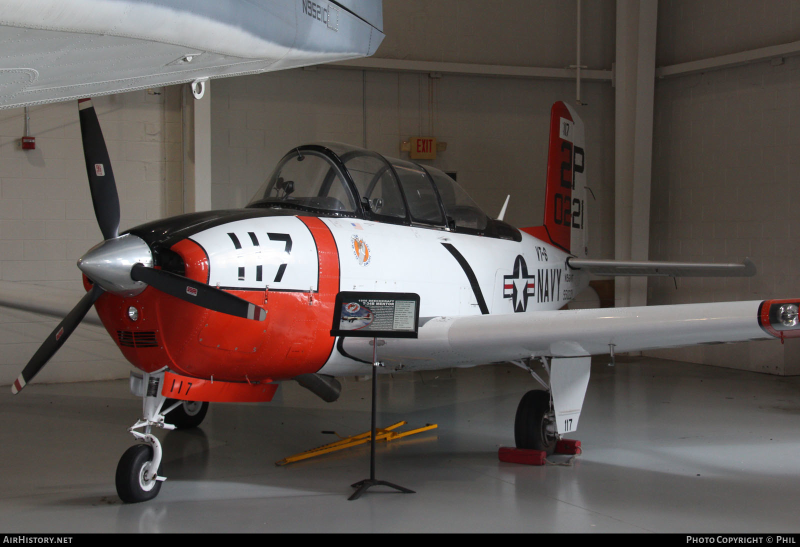 Aircraft Photo of N56NT / 550221 | Beech T-34A Mentor | USA - Navy | AirHistory.net #297172