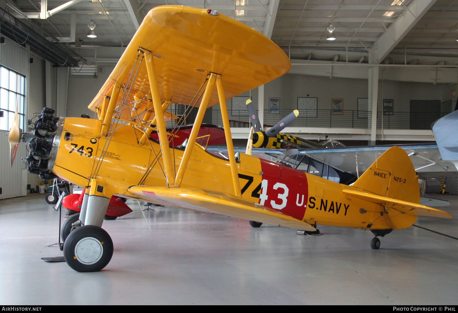 Aircraft Photo of N41EE | Boeing PT-17A Kaydet (A75N1) | USA - Navy | AirHistory.net #297173