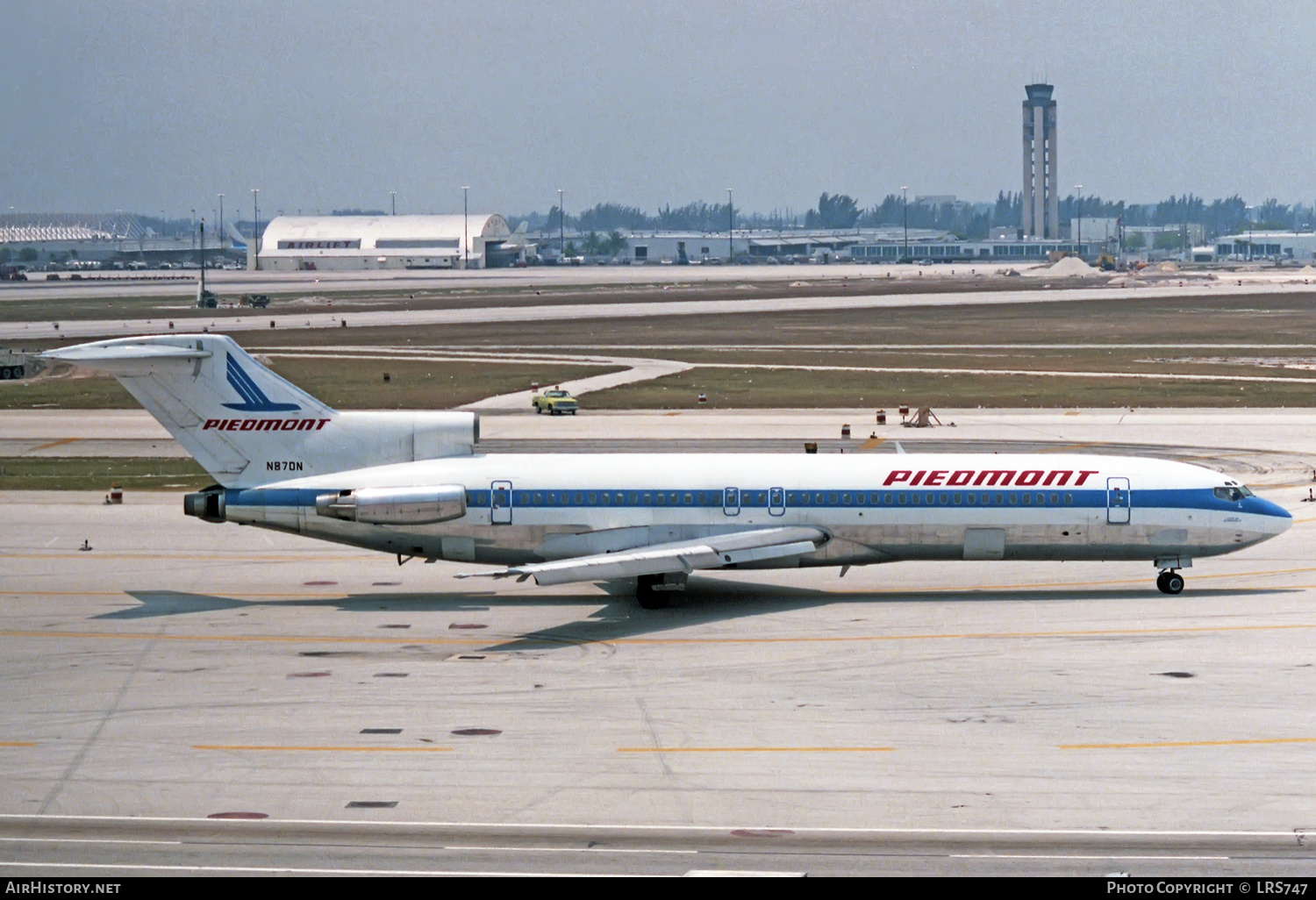 Aircraft Photo of N870N | Boeing 727-281 | Piedmont Airlines | AirHistory.net #297180