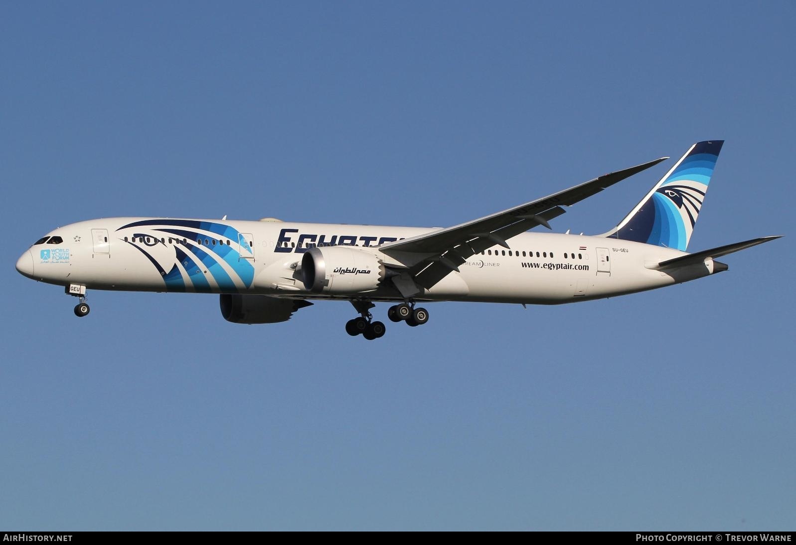 Aircraft Photo of SU-GEU | Boeing 787-9 Dreamliner | EgyptAir | AirHistory.net #297217