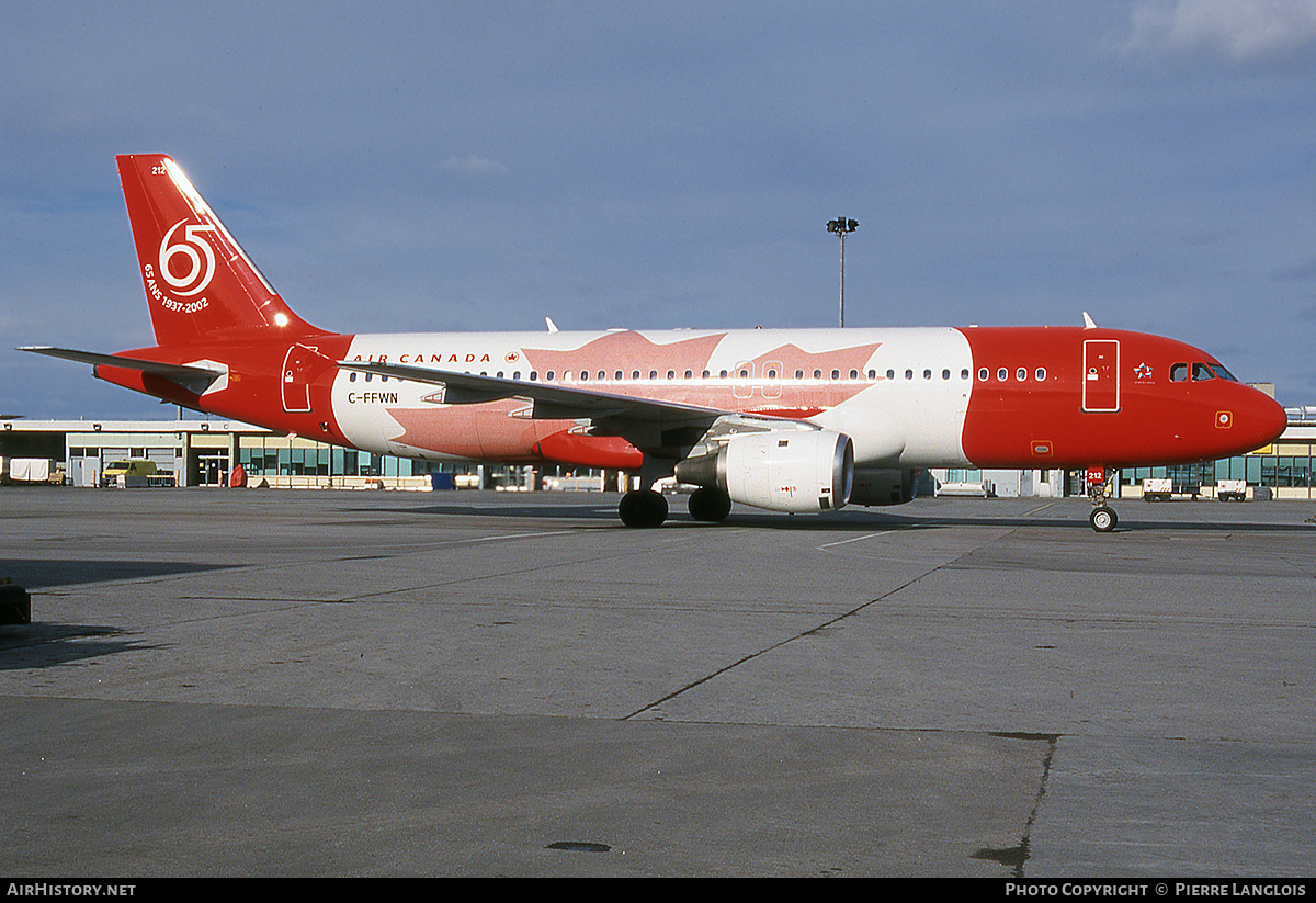 Aircraft Photo of C-FFWN | Airbus A320-211 | Air Canada | AirHistory.net #297221