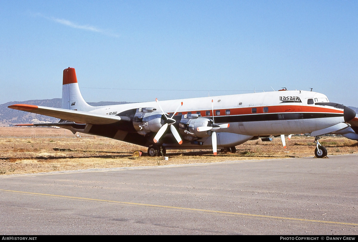 Aircraft Photo of EC-GGC | Douglas DC-7C/AT | Basaer - Baquero Servicios Aéreos | AirHistory.net #297232