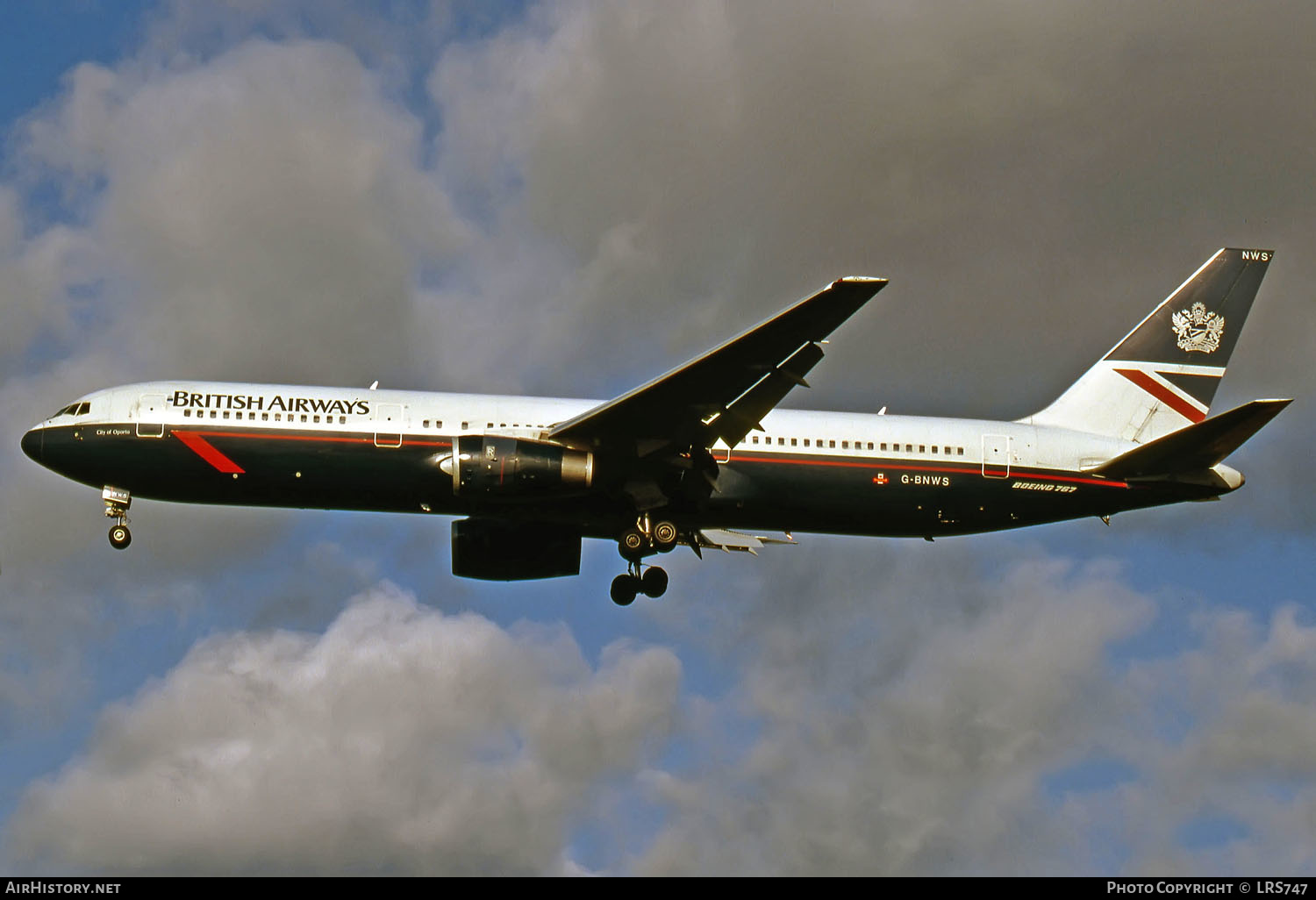 Aircraft Photo of G-BNWS | Boeing 767-336/ER | British Airways | AirHistory.net #297271