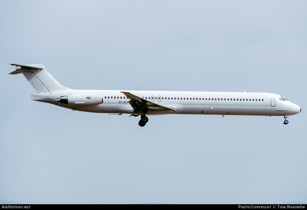 Aircraft Photo of EC-805 | McDonnell Douglas MD-83 (DC-9-83) | Spanair | AirHistory.net #297304