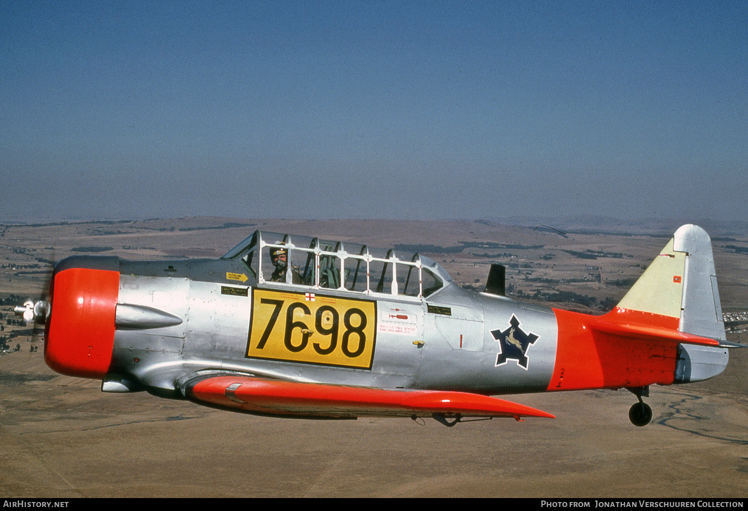 Aircraft Photo of 7698 | North American AT-6C Texan | South Africa - Air Force | AirHistory.net #297305