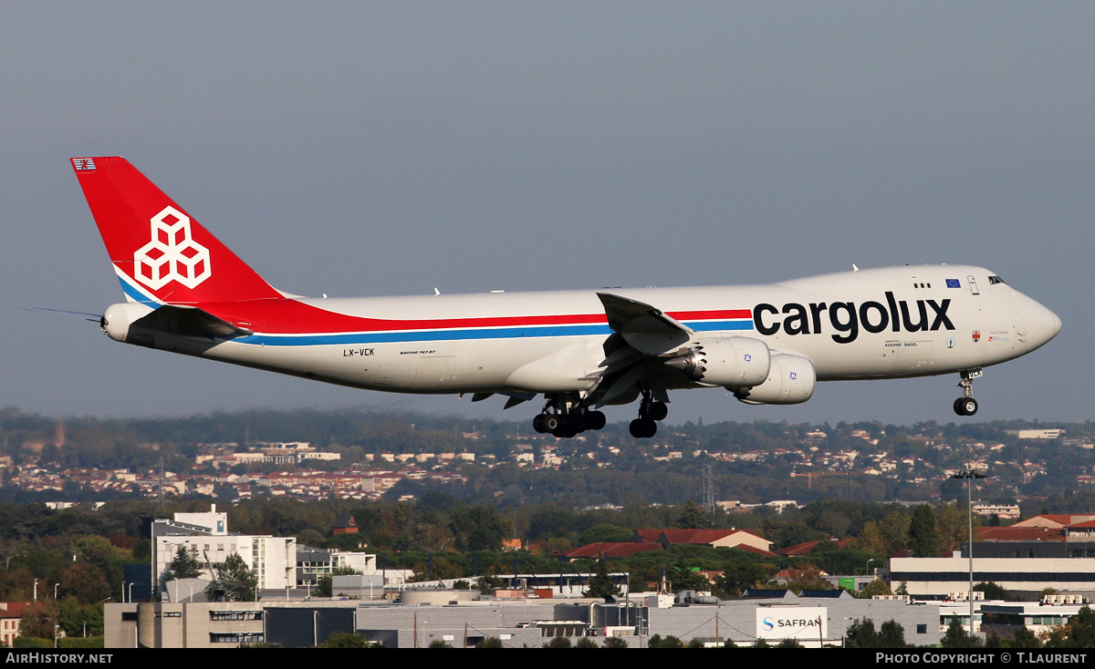 Aircraft Photo of LX-VCK | Boeing 747-8R7F/SCD | Cargolux | AirHistory.net #297313